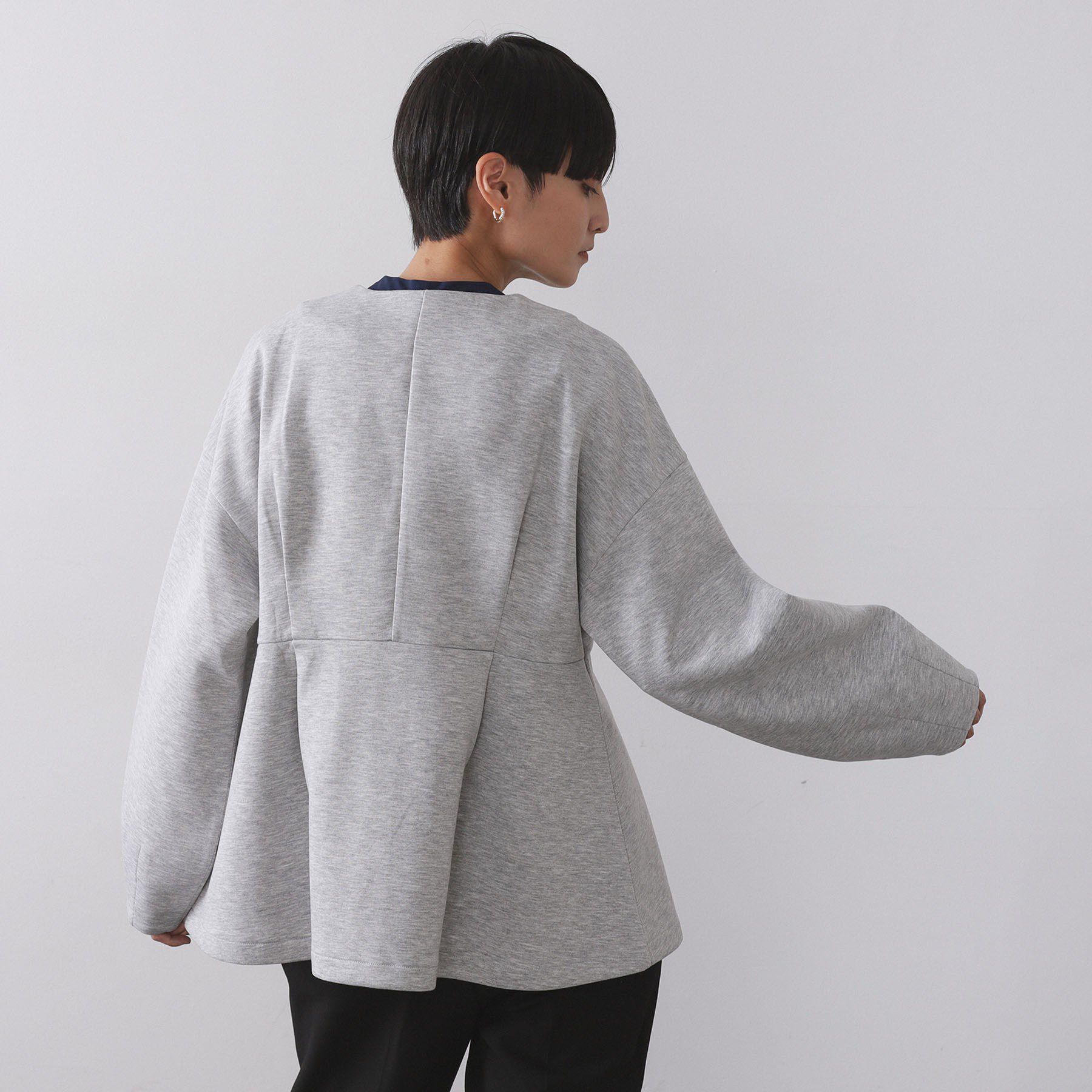 OPAQUE.CLIP「ペプラムカーディガン【UVケア/洗濯機OK】」|カーディガン|