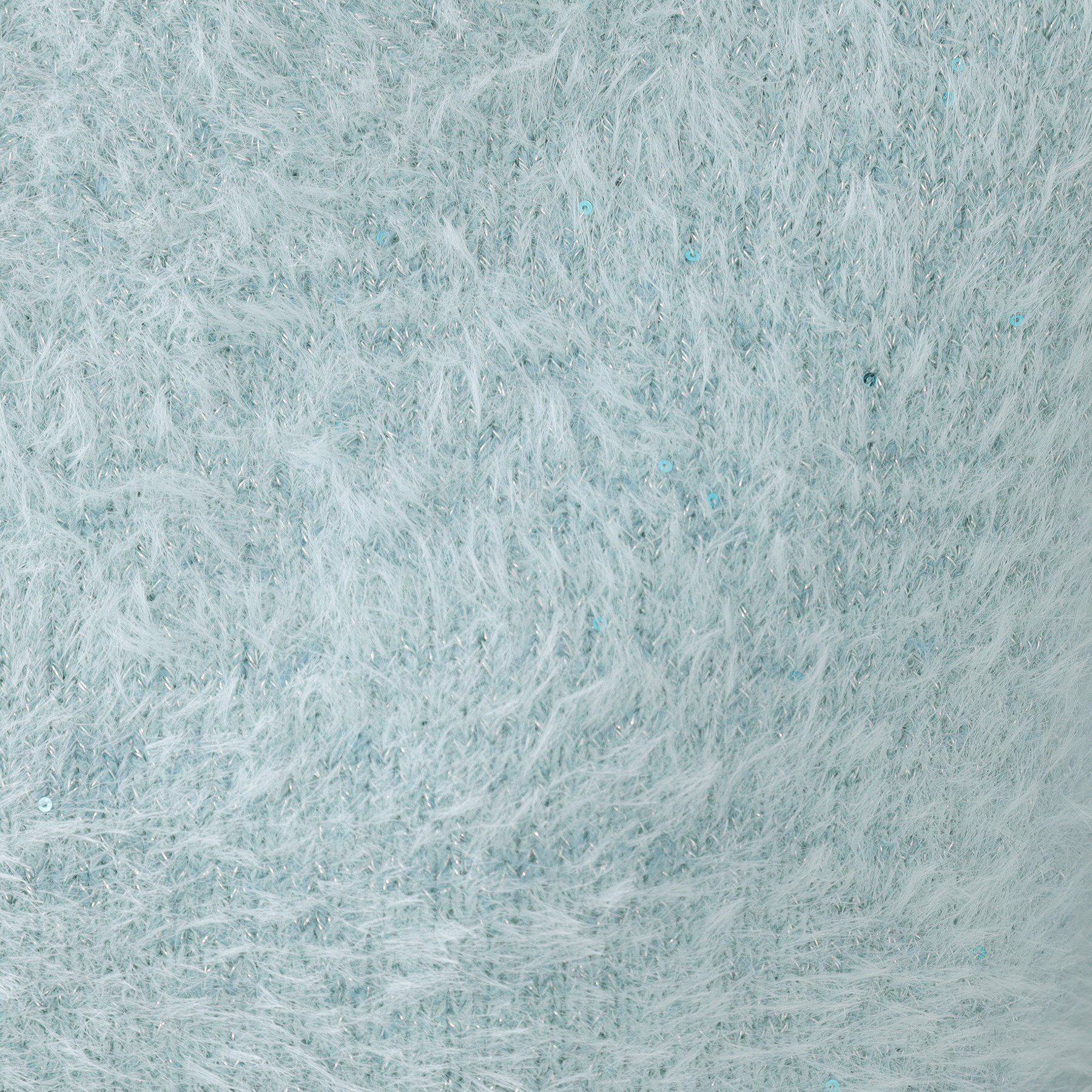 OPAQUE.CLIP「スパンコールフェザーVネックニット【洗濯機OK】」|ニット・セーター|