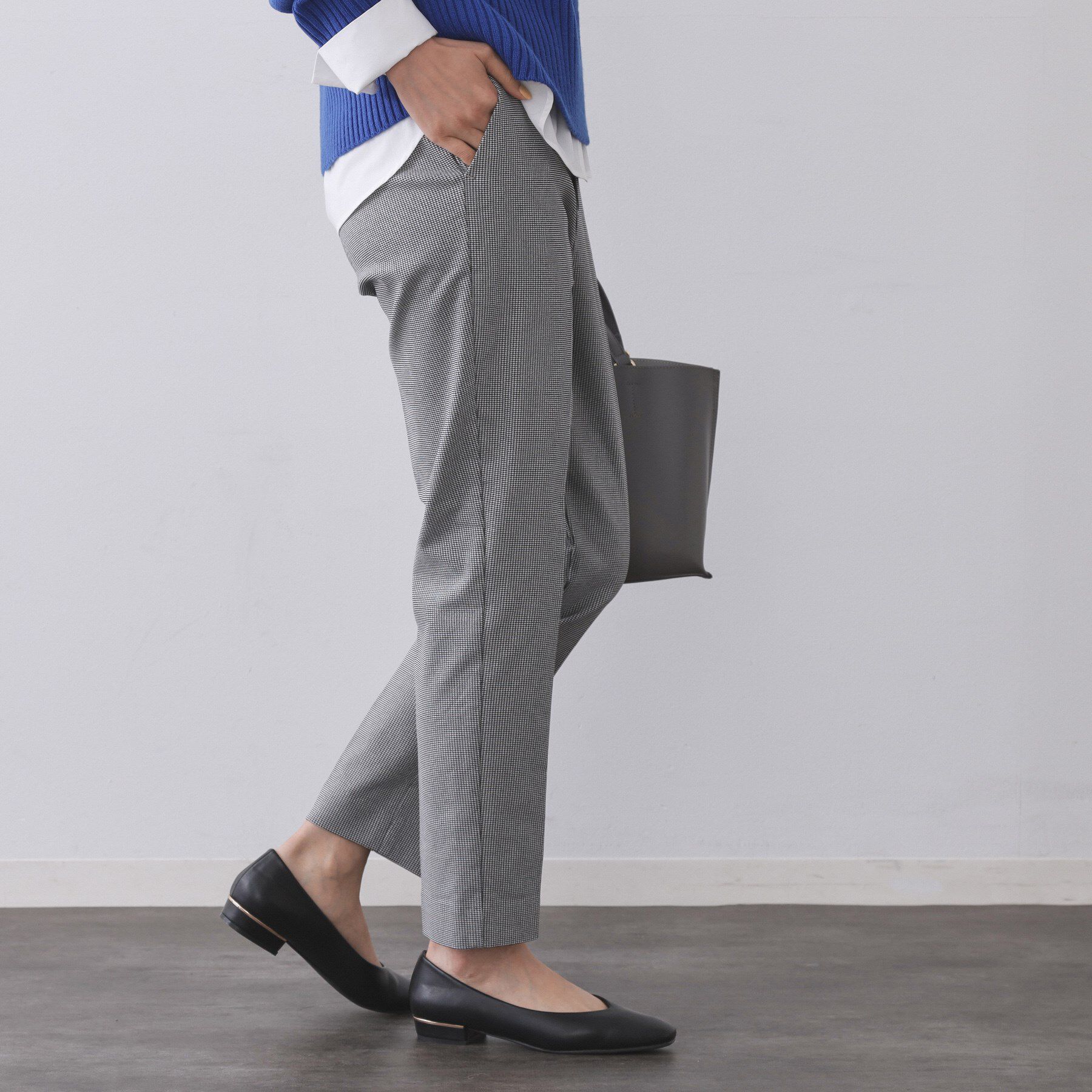 OPAQUE.CLIP「裏起毛ハイストレッチイージーテーパードパンツ【洗濯機OK】」|その他|