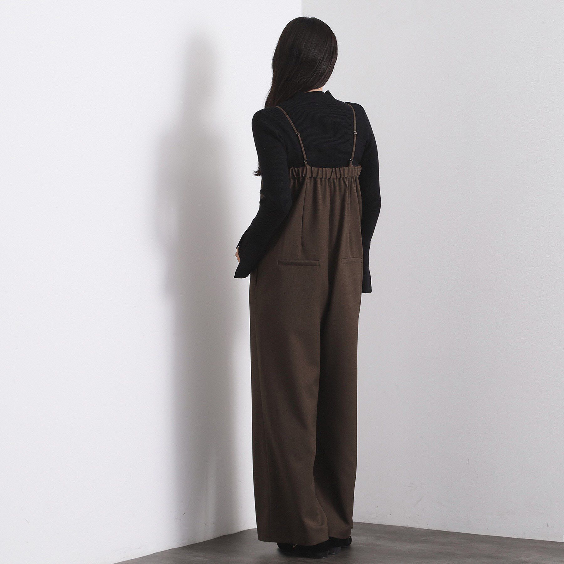 OPAQUE.CLIP「ベアサロペット【洗濯機OK】」|オールインワン|