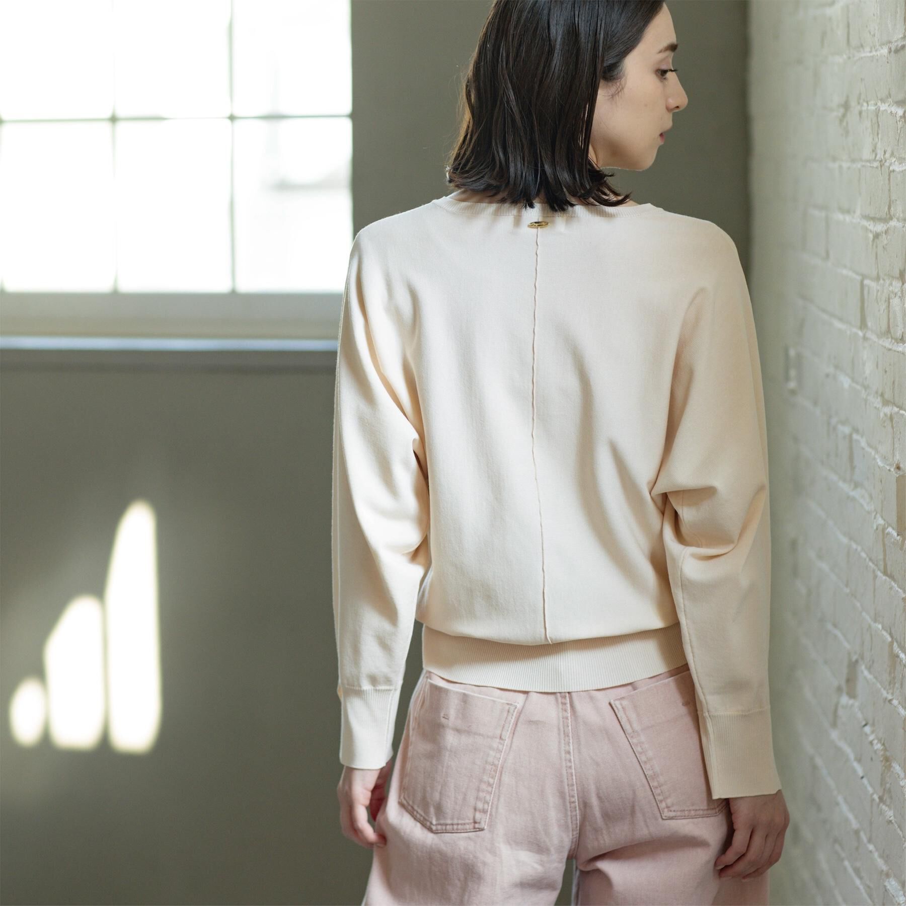 OPAQUE.CLIP「リラクシードルマンスリーブニット【洗濯機OK/抗ピル】」|ニット・セーター|