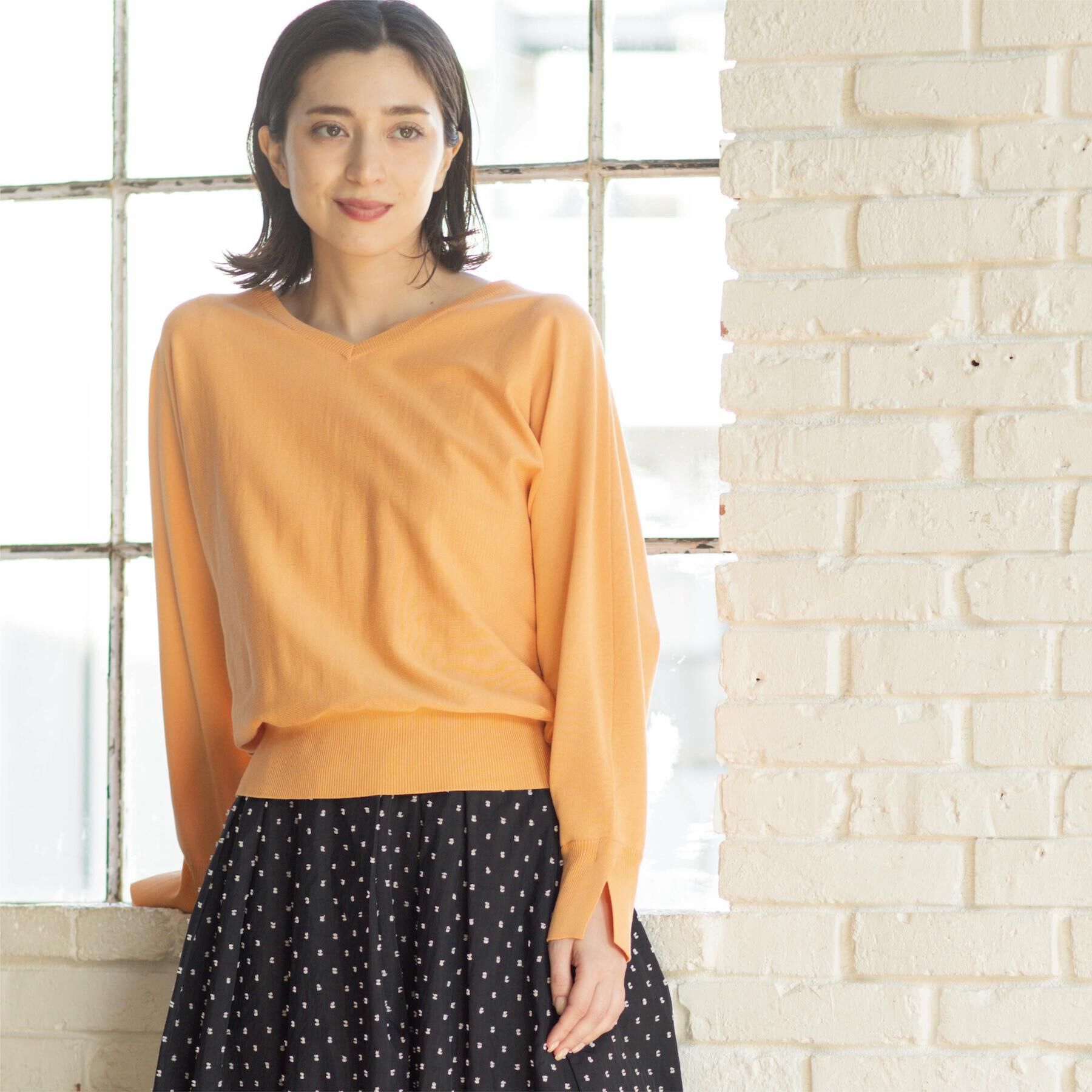 OPAQUE.CLIP「リラクシードルマンスリーブニット【洗濯機OK/抗ピル】」|ニット・セーター|