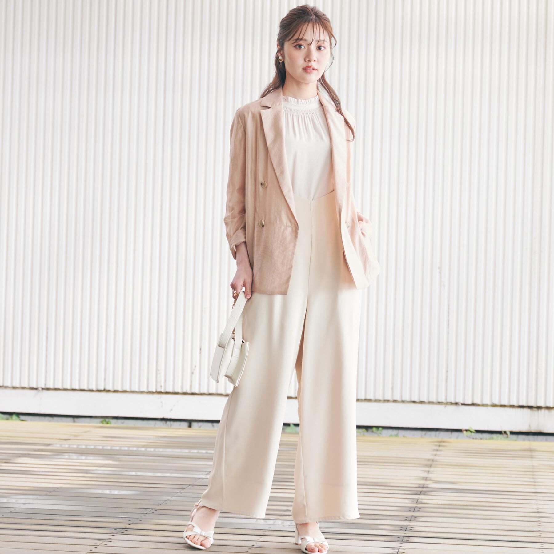 Couture broach「【オシャレな透け感・通勤】シアージャケット」|テーラードジャケット|