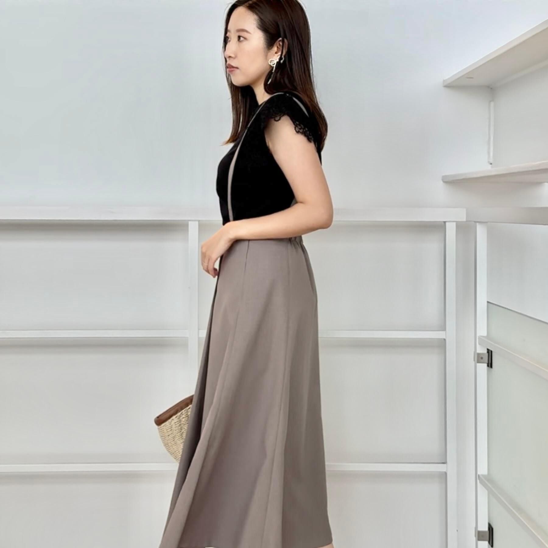 Couture broach「【マシンウォッシャブル・UVケア・接触冷感】フレンチ肩レースカットソー」|Tシャツ・カットソー|