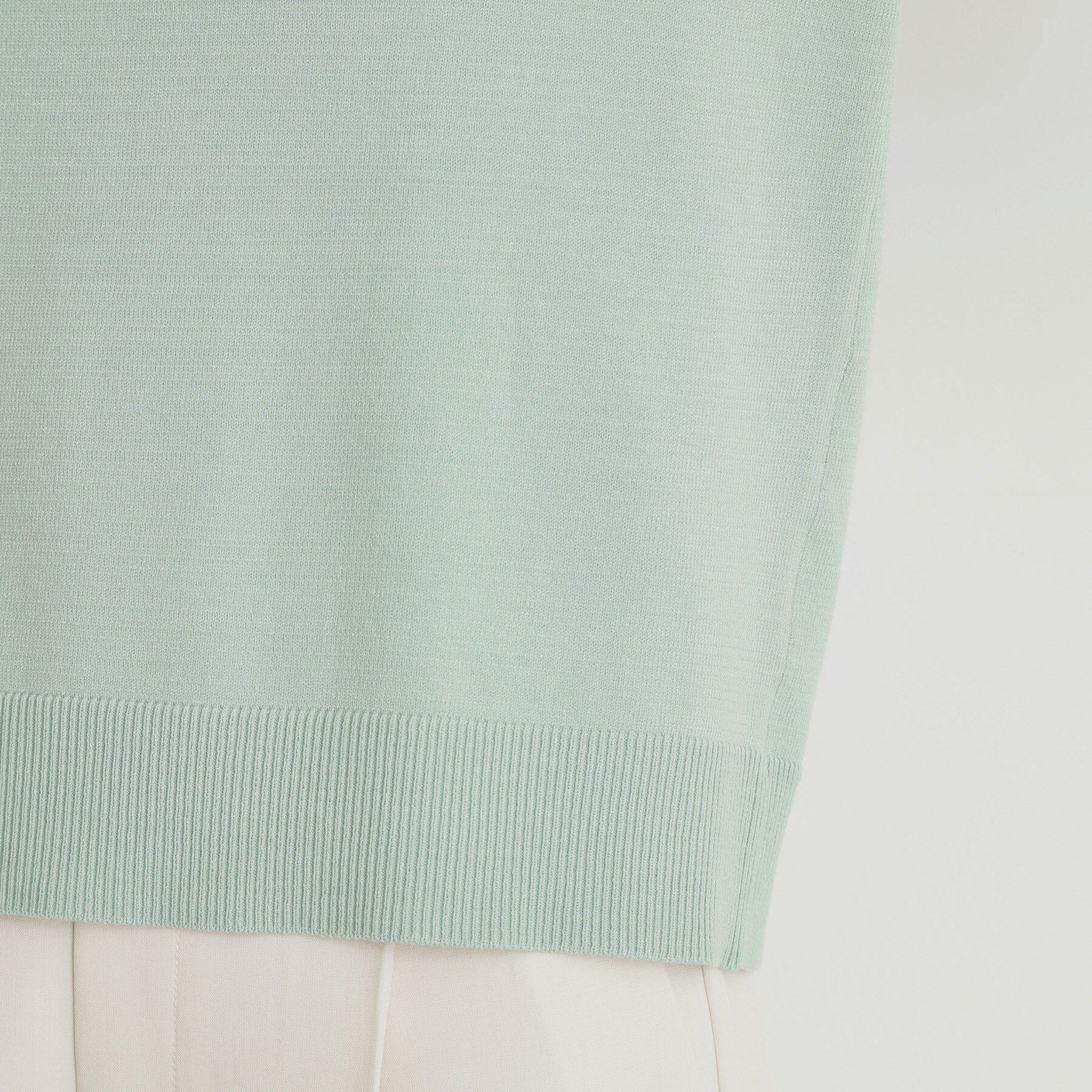 THE SHOP TK「【接触冷感/体型カバー】7分袖フレアニット/洗濯機OK/ＵＶケア」|ニット・セーター|