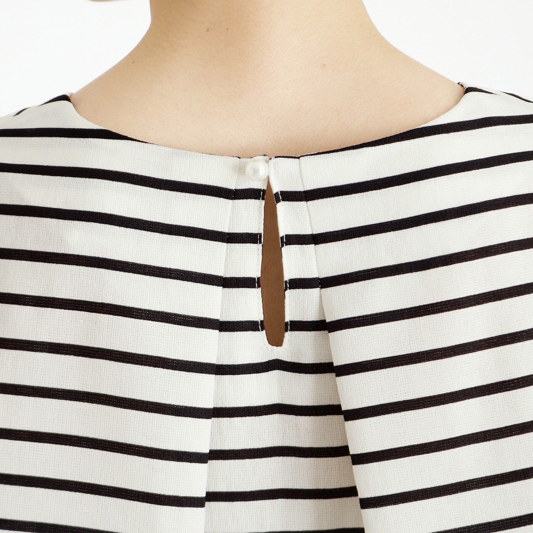 THE SHOP TK「麻調ランタン袖ブラウス【洗える】」|シャツ・ブラウス|