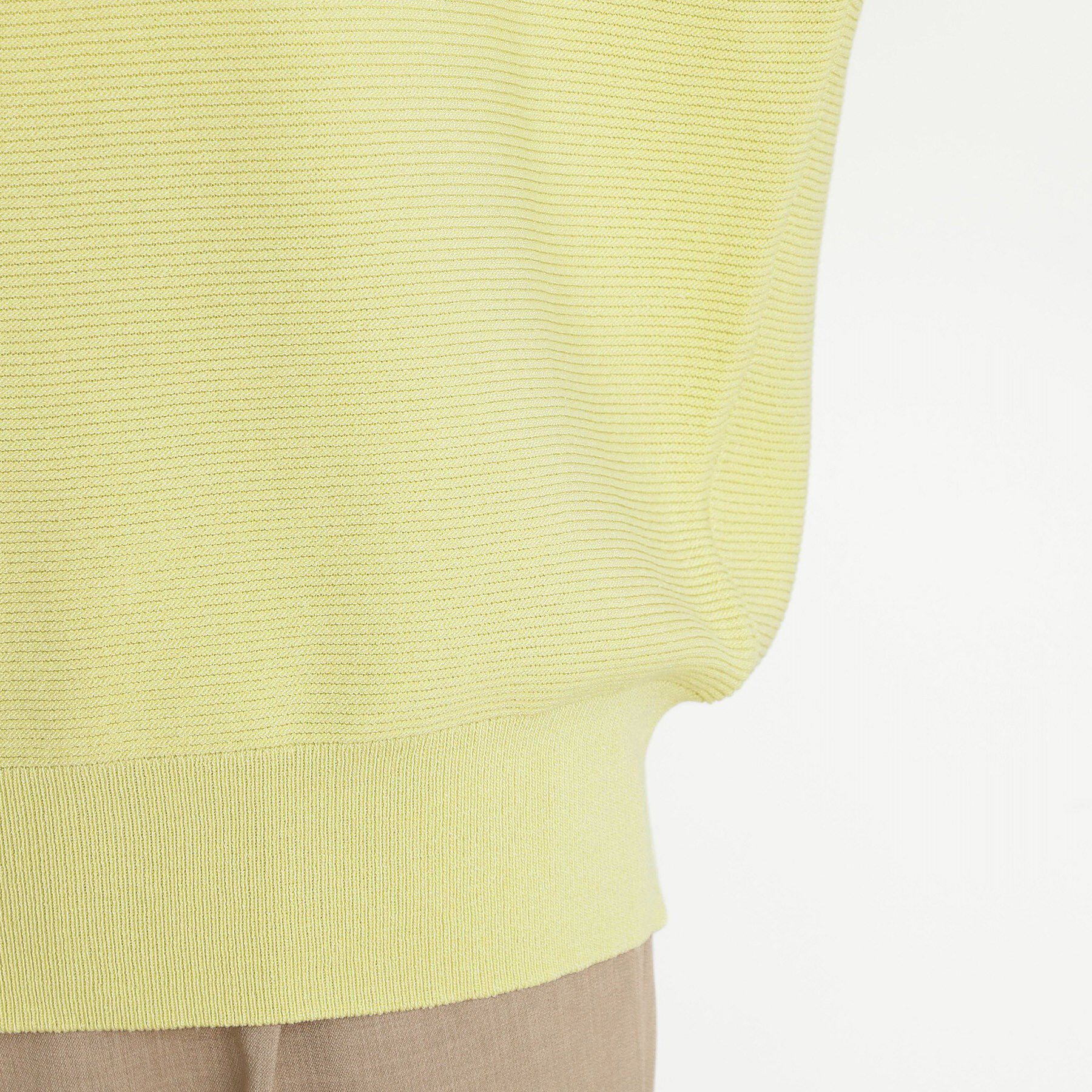 THE SHOP TK「6分袖ガータードルマンニット【エコベロ/洗濯機OK】」|ニット・セーター|