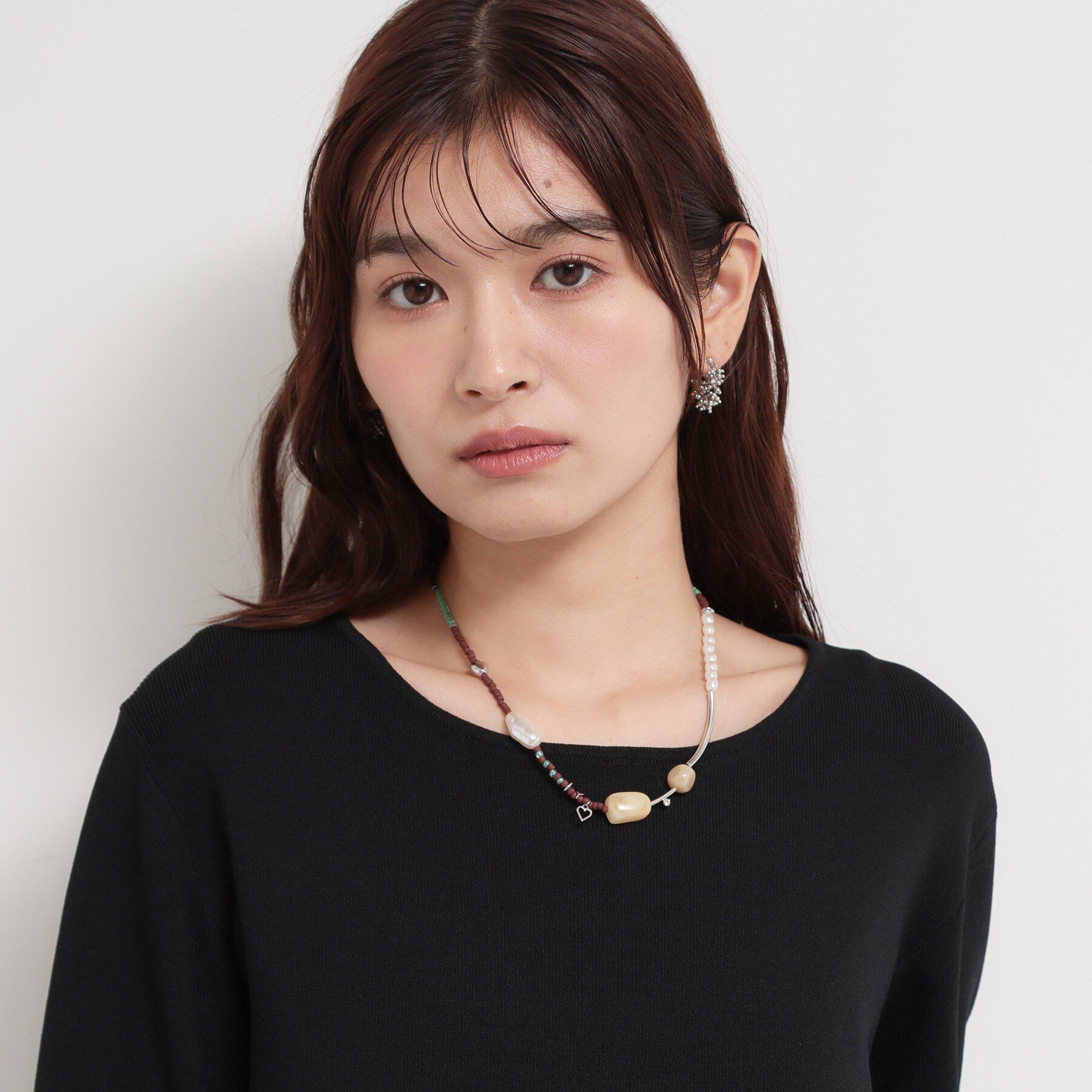 THE SHOP TK「カラフルストーンネックレス」|ネックレス|