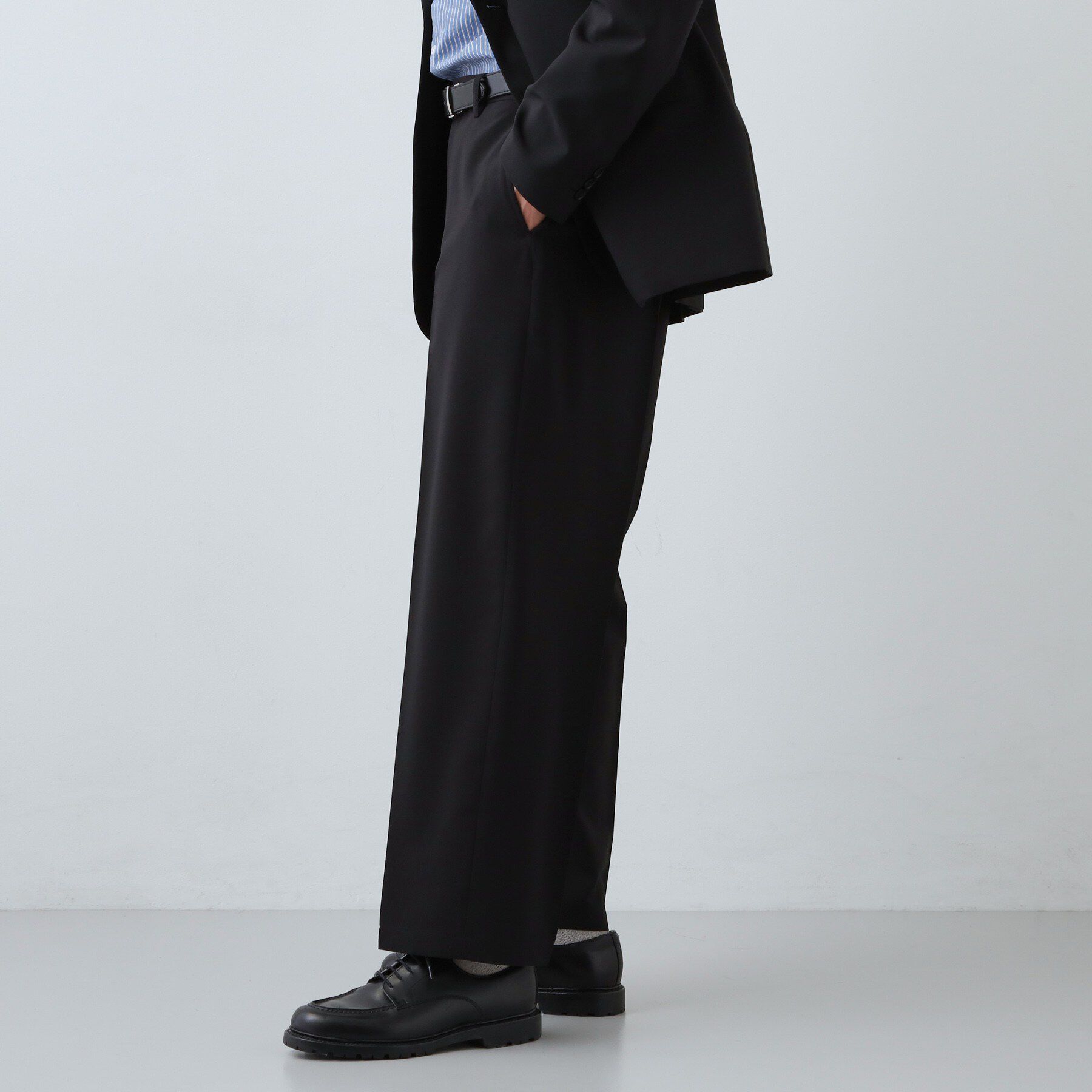 THE SHOP TK「AVANT LINO ワイドスラックス セットアップ可／洗濯機OK」|その他|