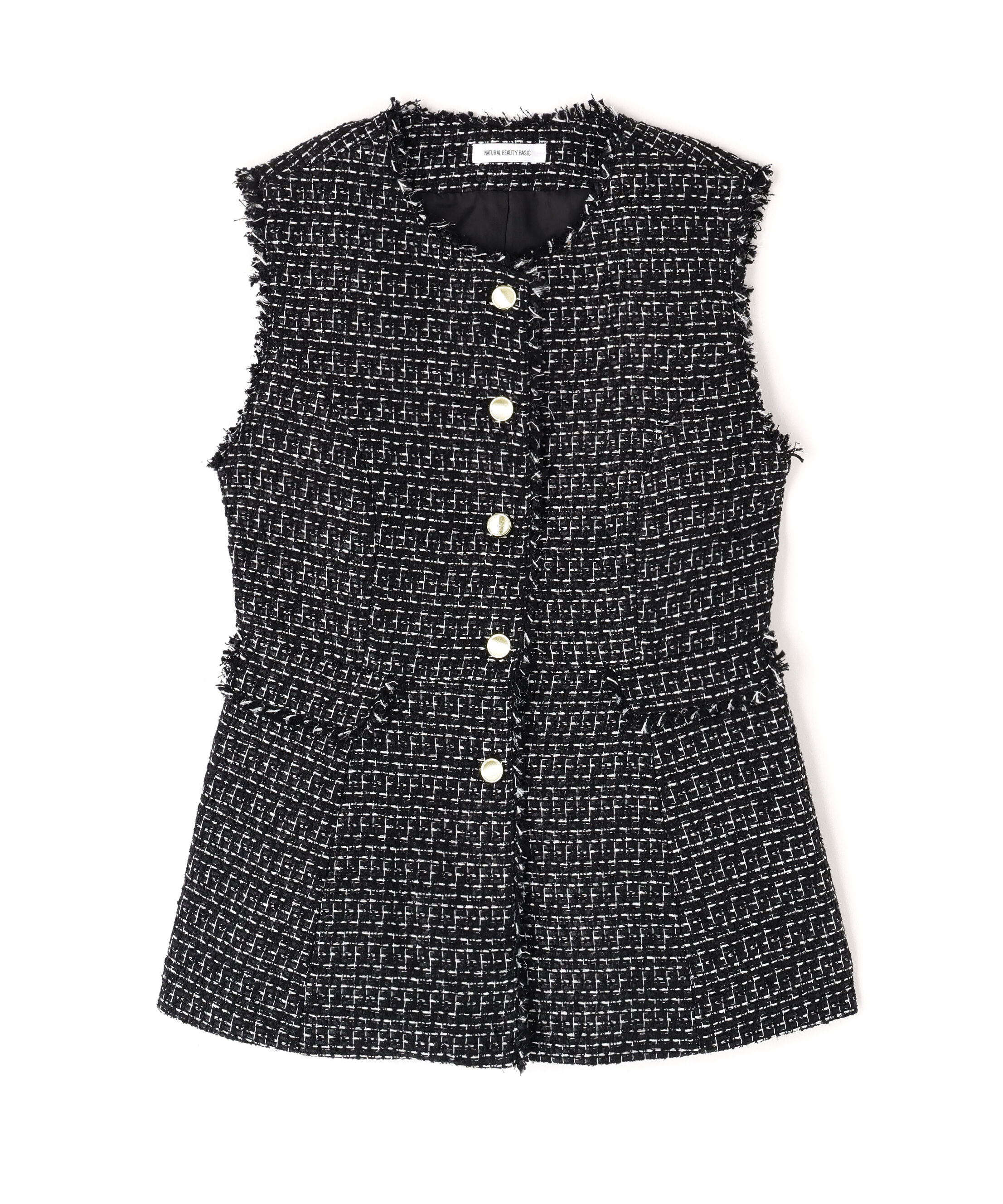  「ツイードペプラムジレ」|ブルゾン・スタジャン|