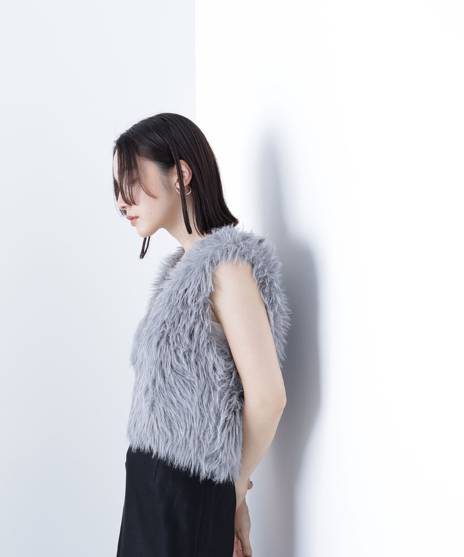  「シャギーニットベスト」|ニット・セーター|