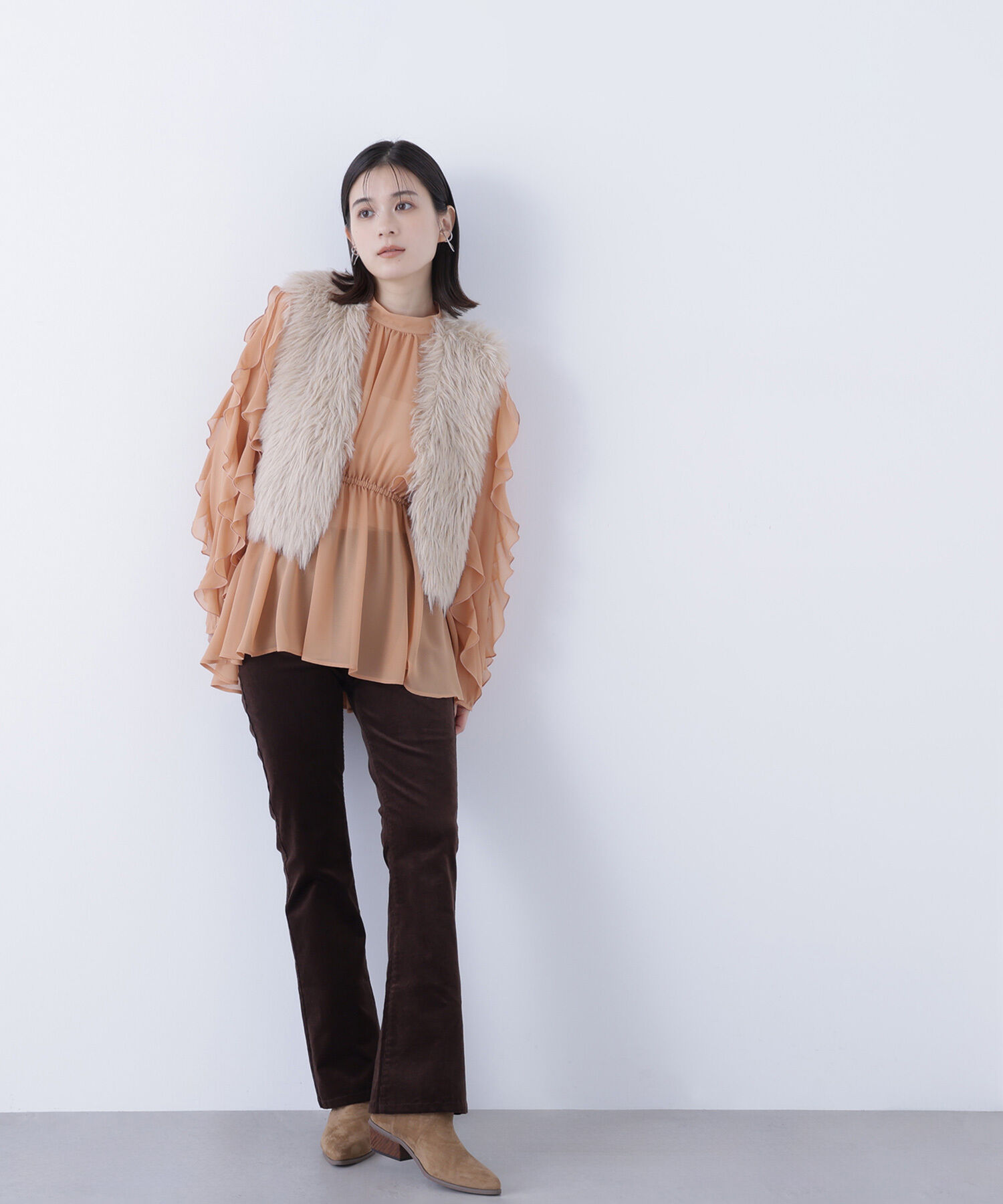  「シャギーニットベスト」|ニット・セーター|