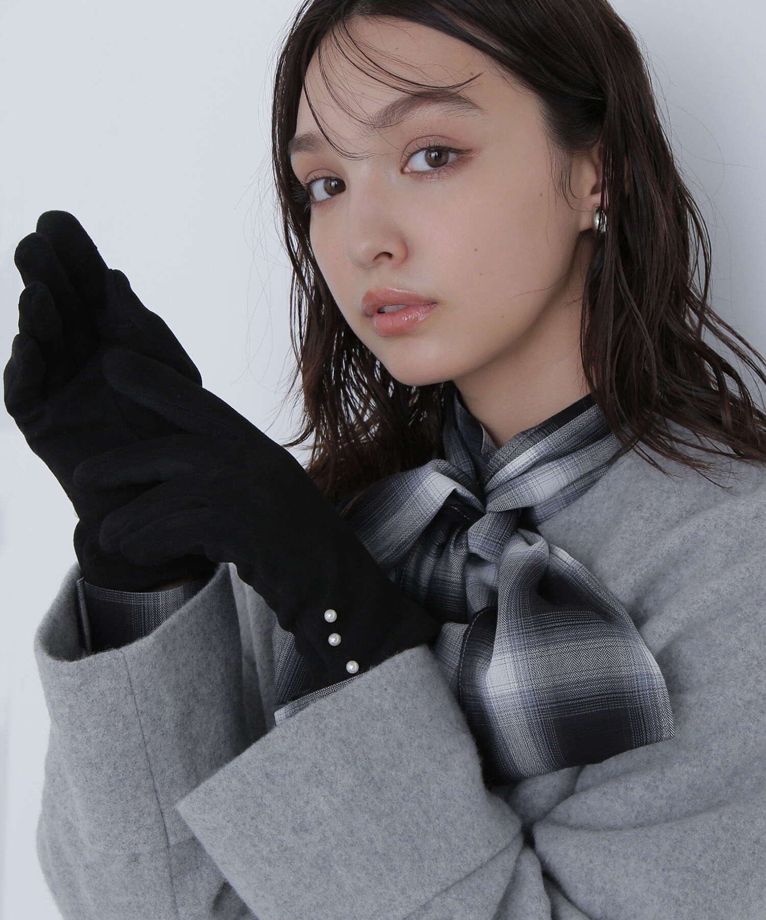  「パールポイントグローブ」|手袋|クロ