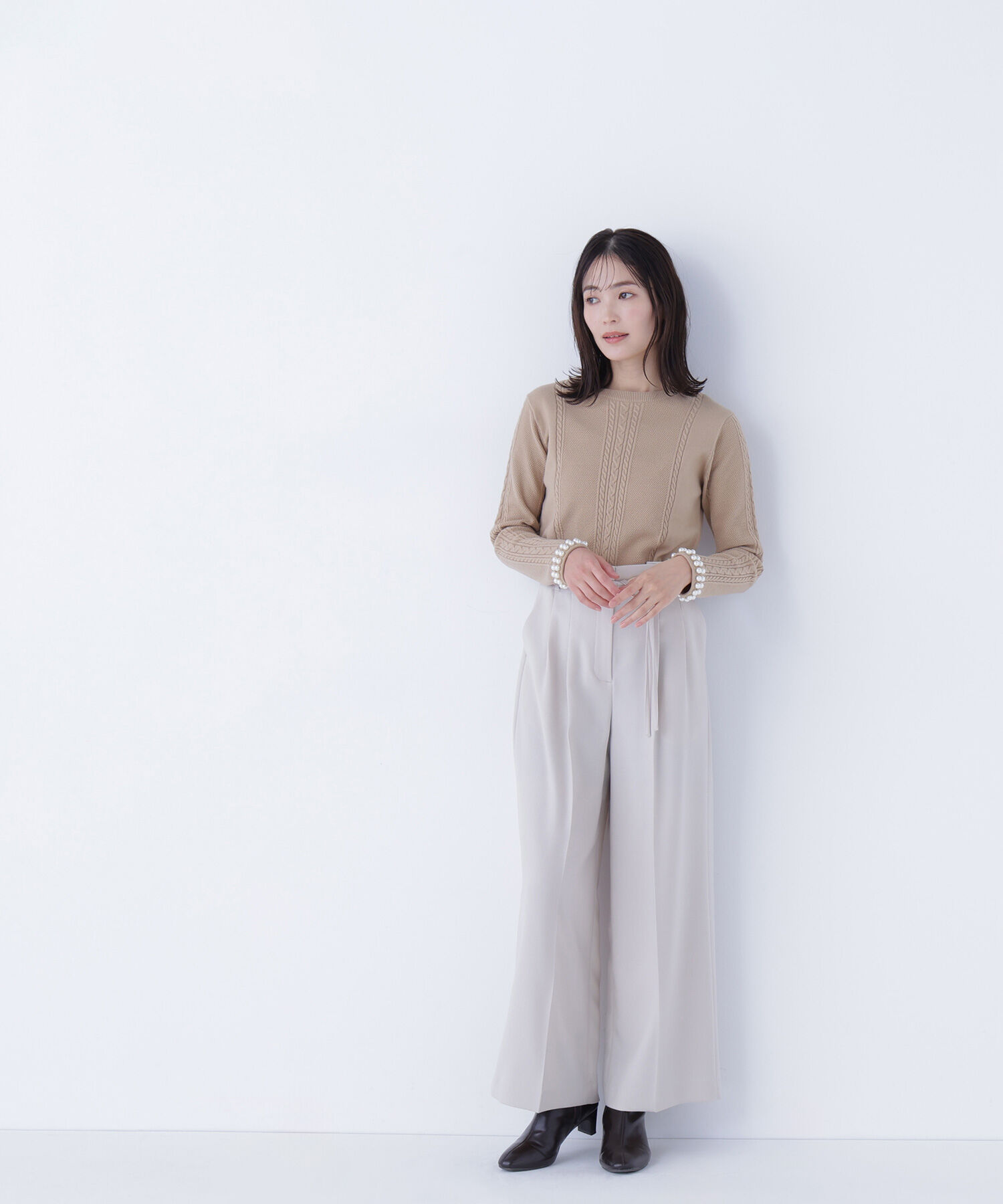  「パールブレスレットニット」|ニット・セーター|