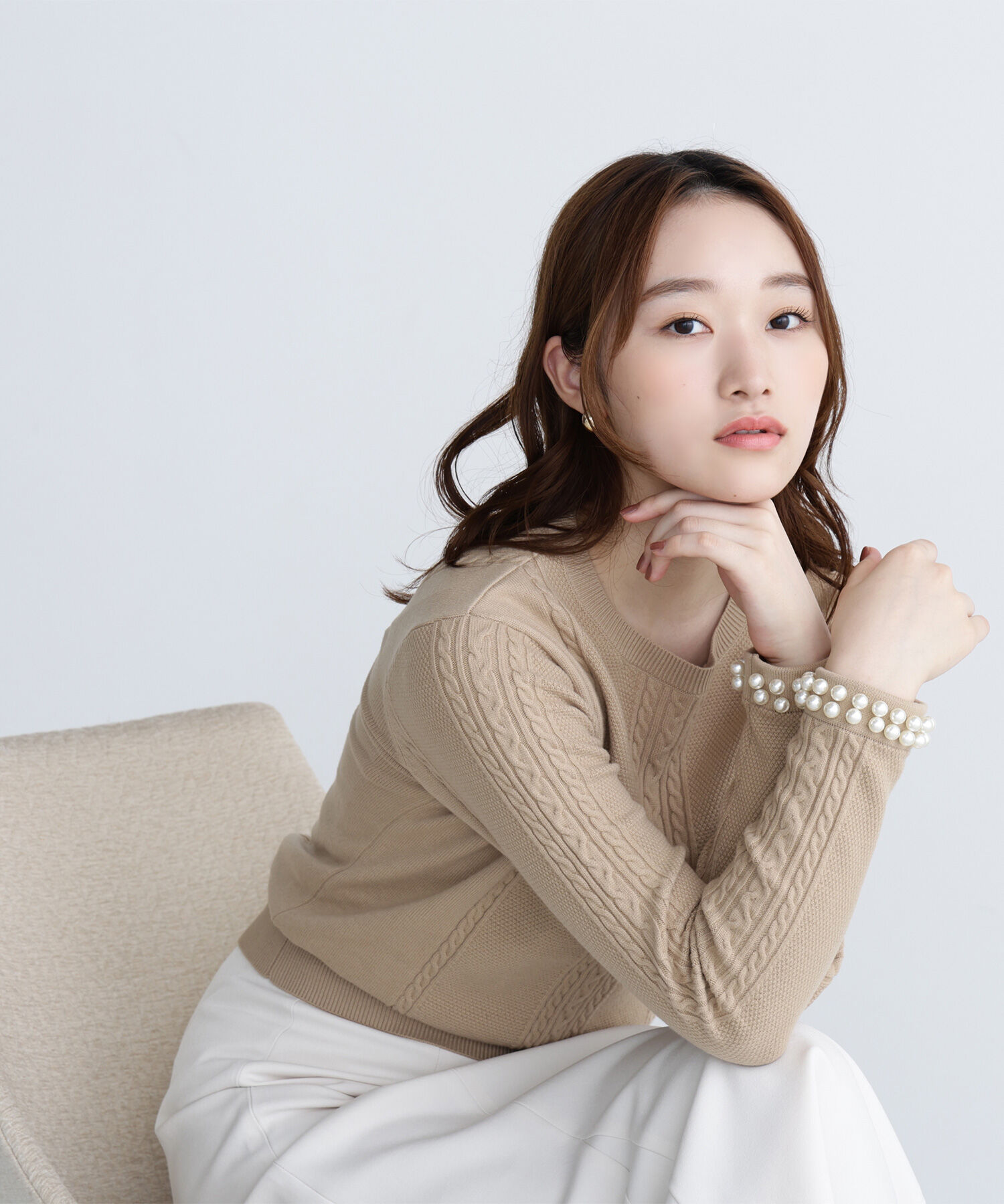  「パールブレスレットニット」|ニット・セーター|