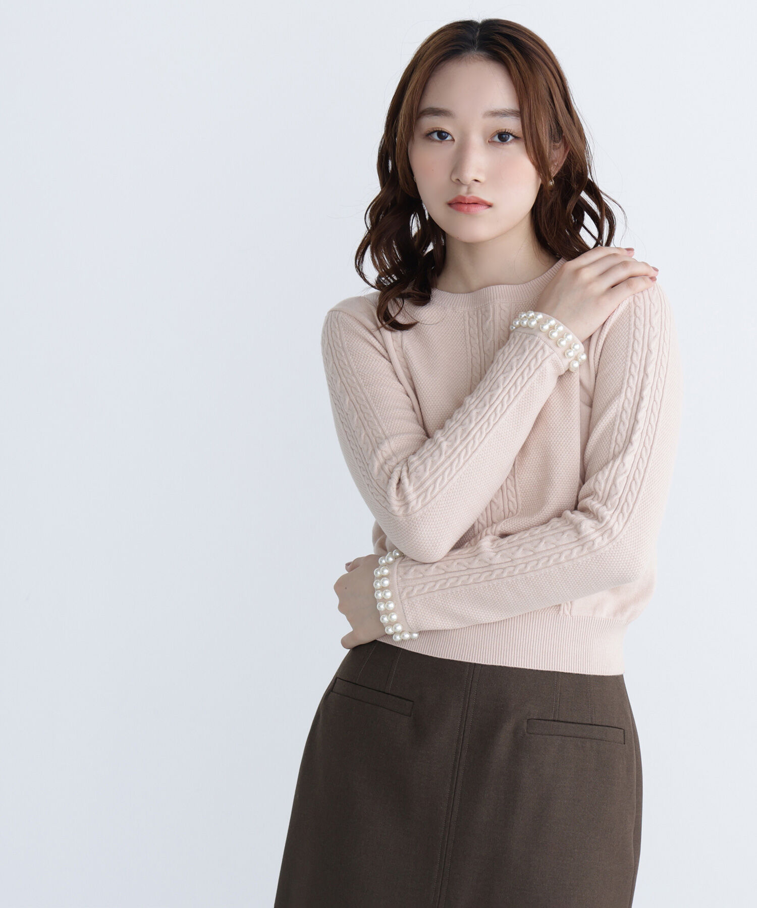  「パールブレスレットニット」|ニット・セーター|