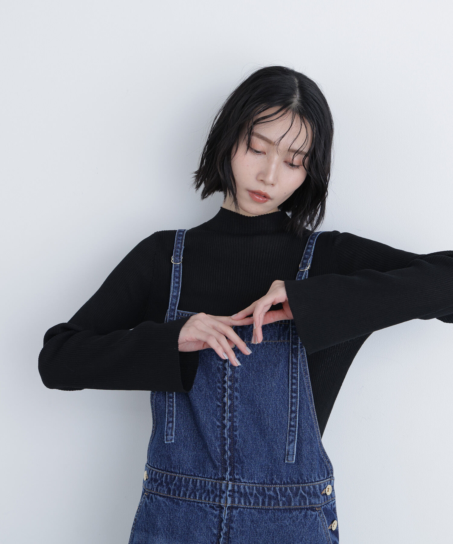  「〈N.〉シアーリブニット」|ニット・セーター|