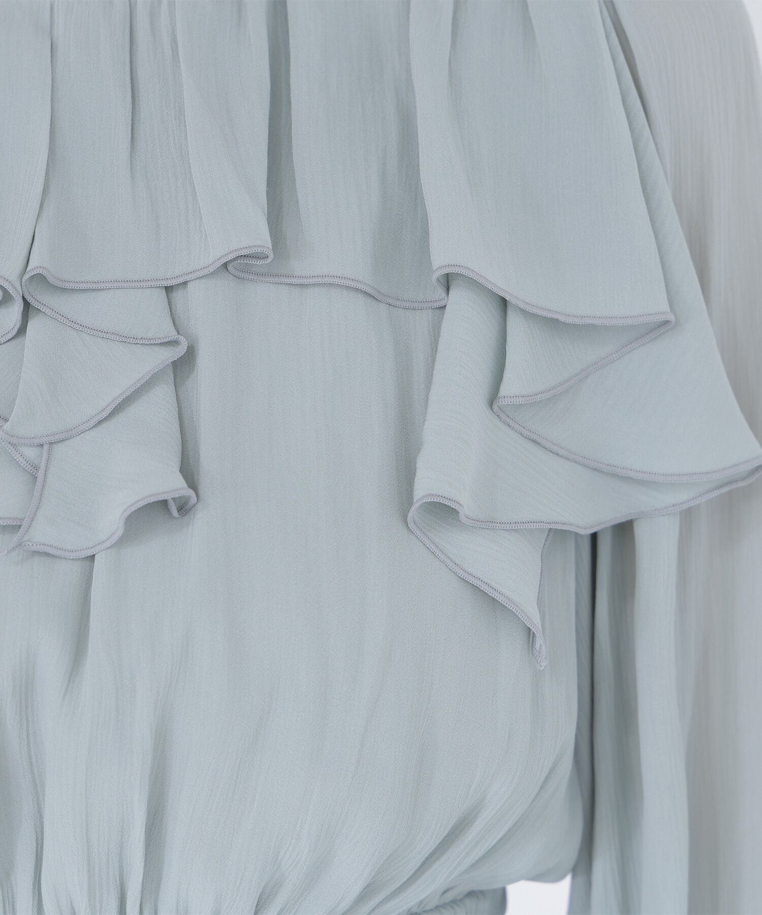  「ラッフルデザインワンピース」|ワンピース|