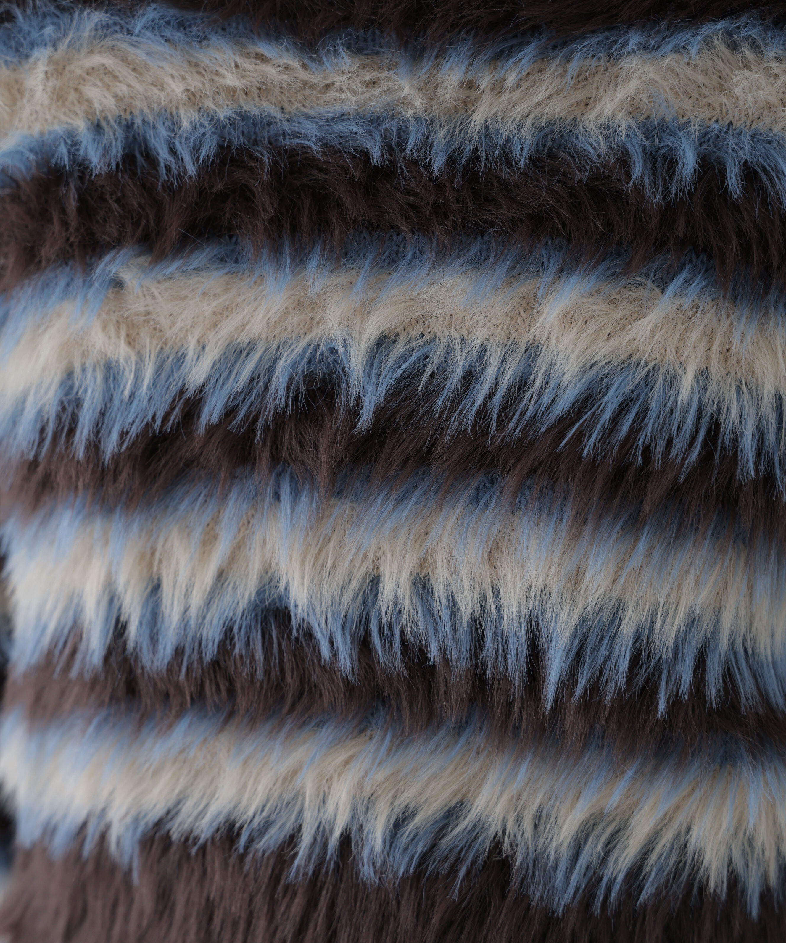  「シャギーボーダークロップドニット」|ニット・セーター|