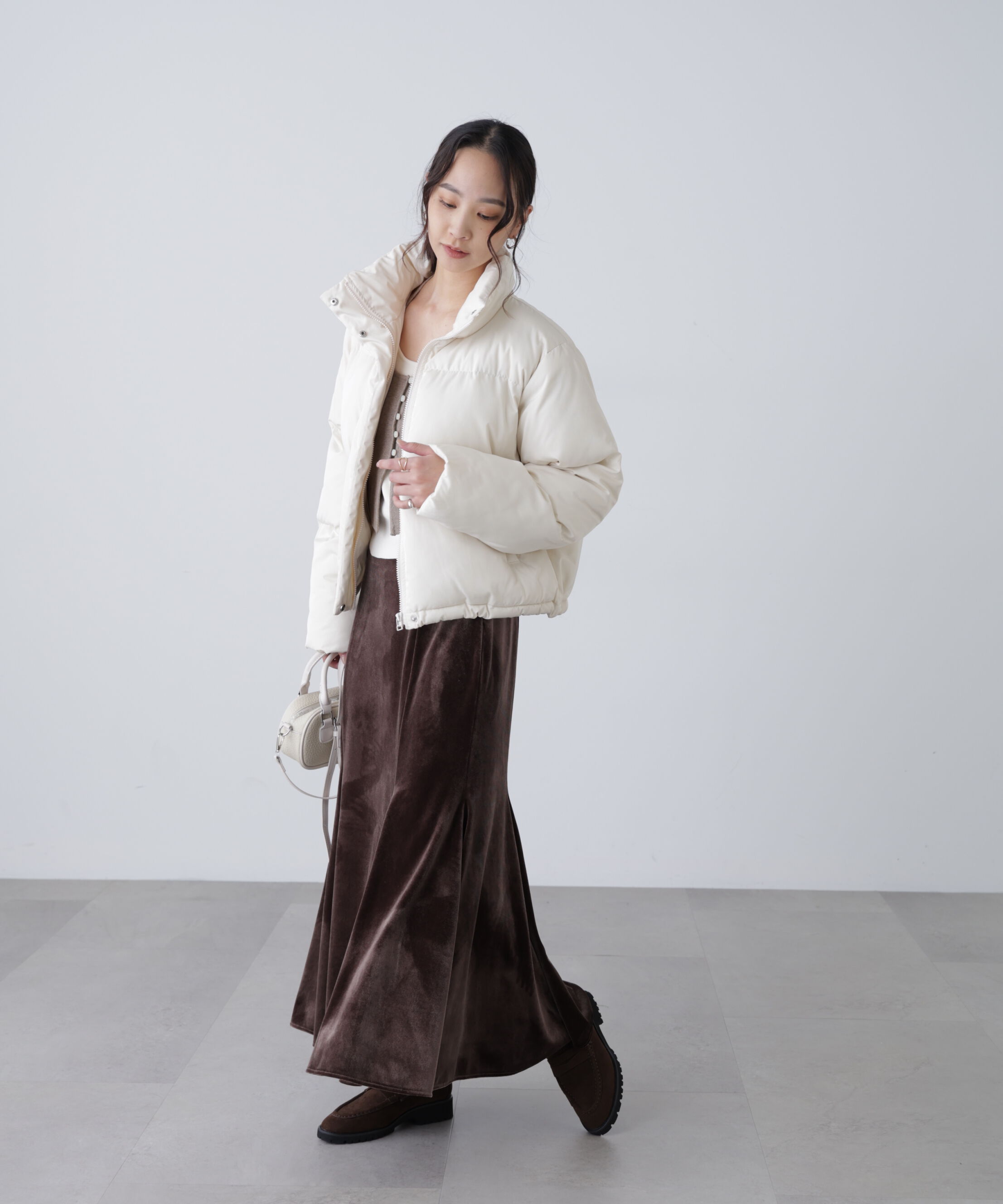  「ベロアマーメイドスカート」|スカート|