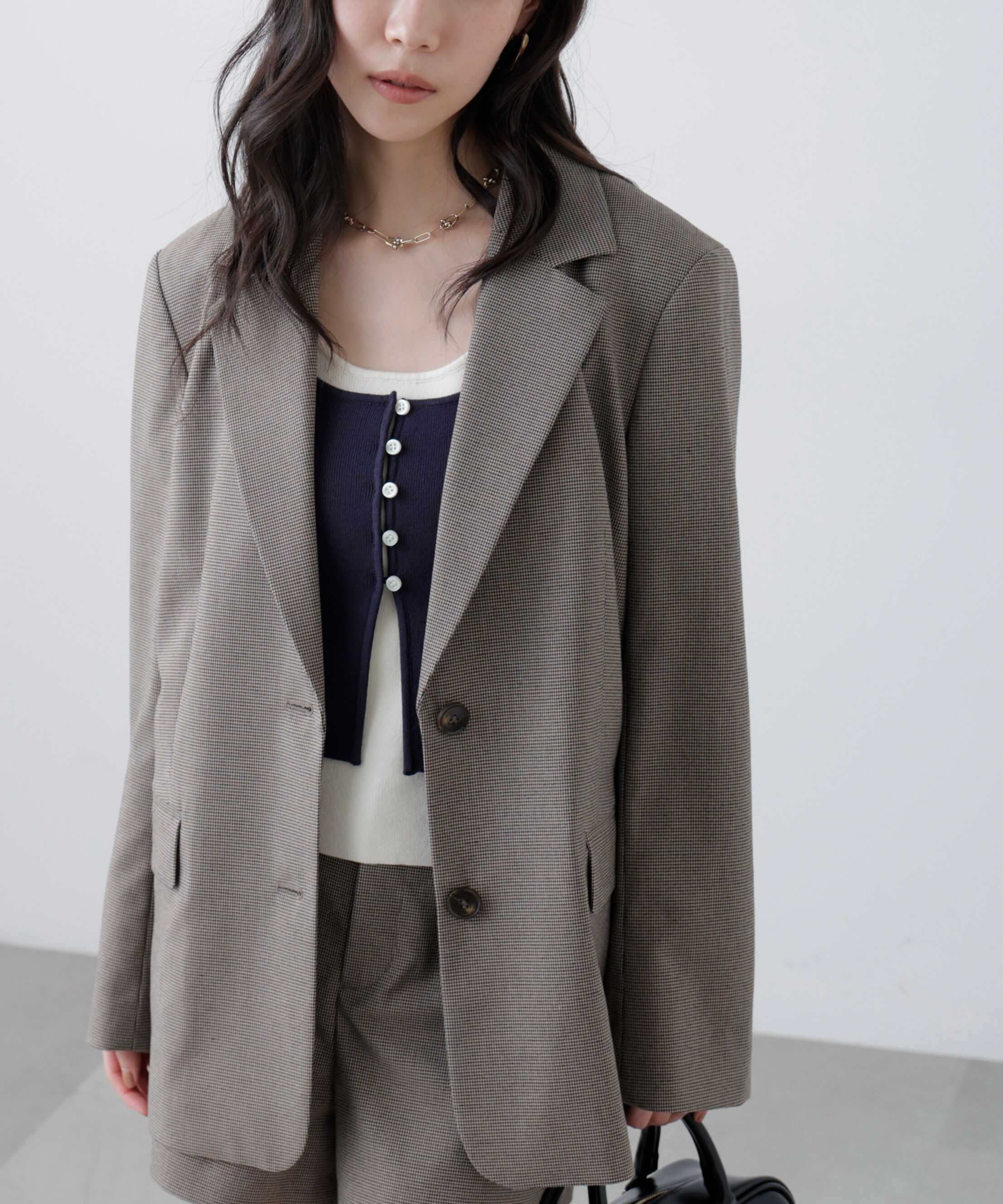  「〈セットアップ対応〉オーバーサイズシングルジャケット」|その他|