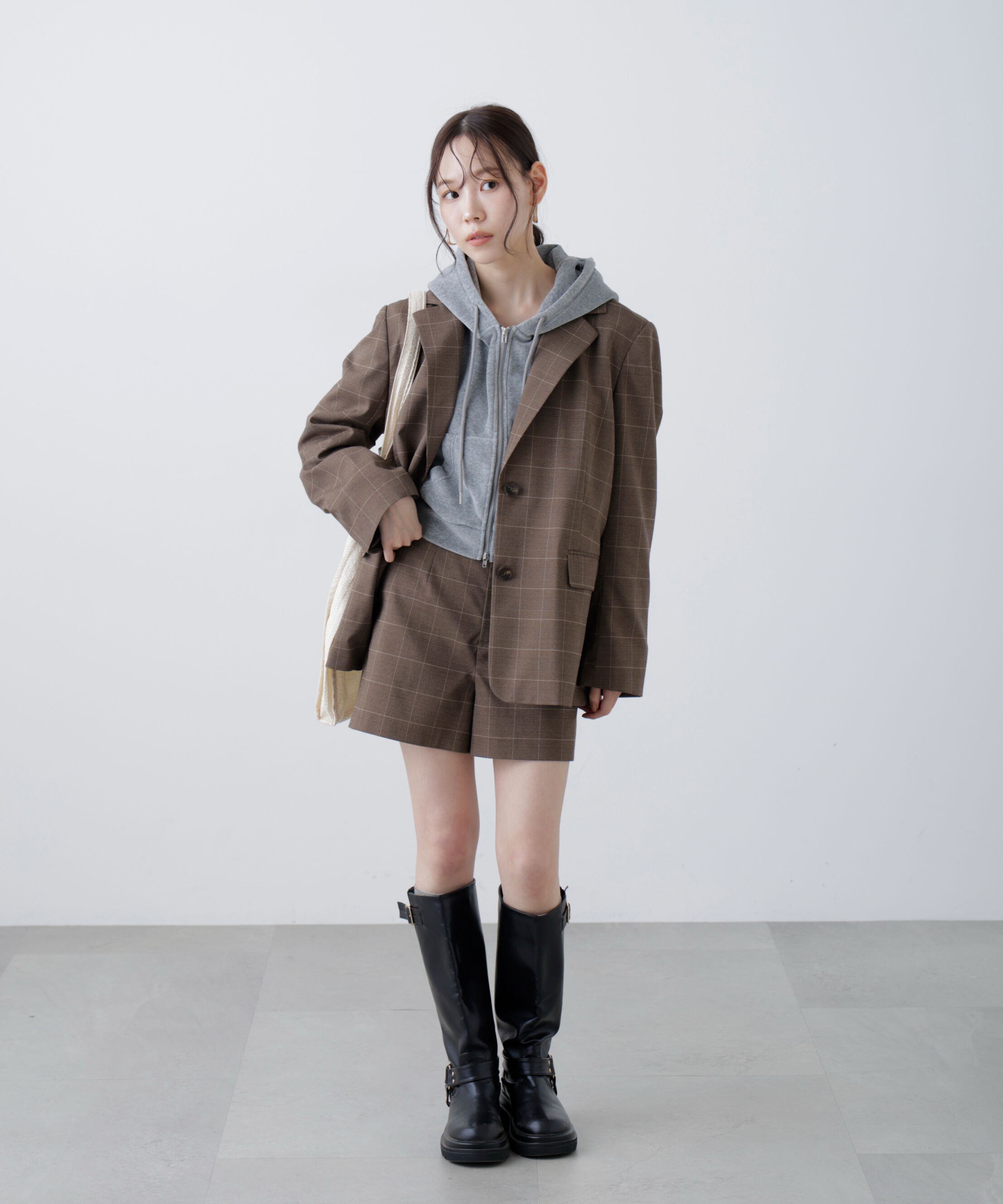  「〈セットアップ対応〉オーバーサイズシングルジャケット」|その他|