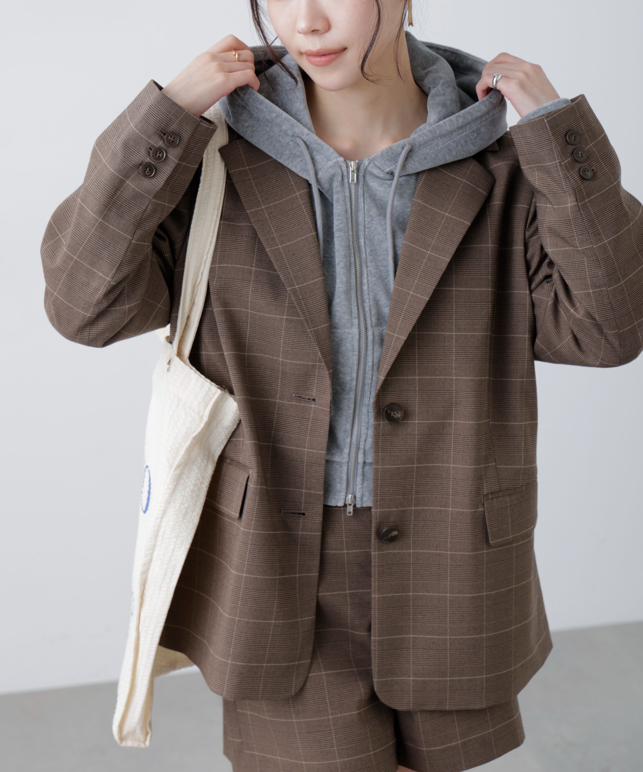  「〈セットアップ対応〉オーバーサイズシングルジャケット」|その他|