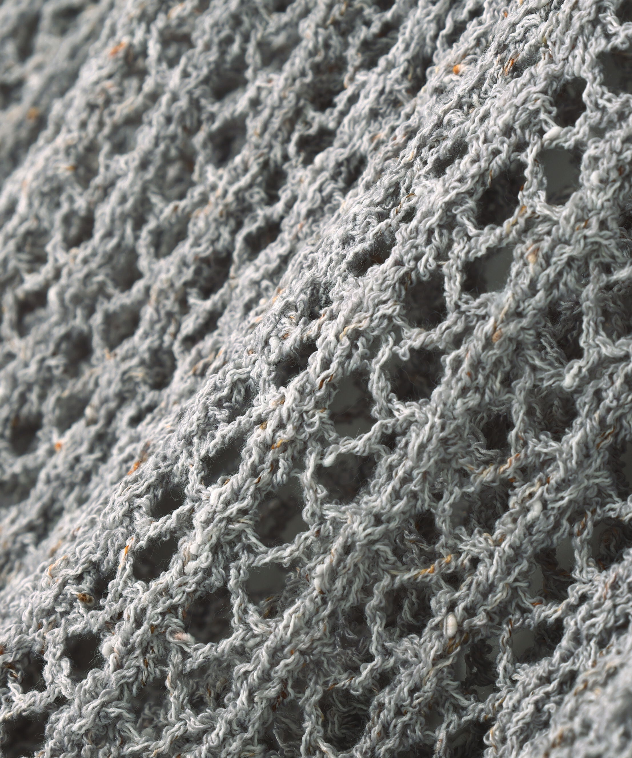  「ネップメッシュフリル付きＰＯ」|ニット・セーター|