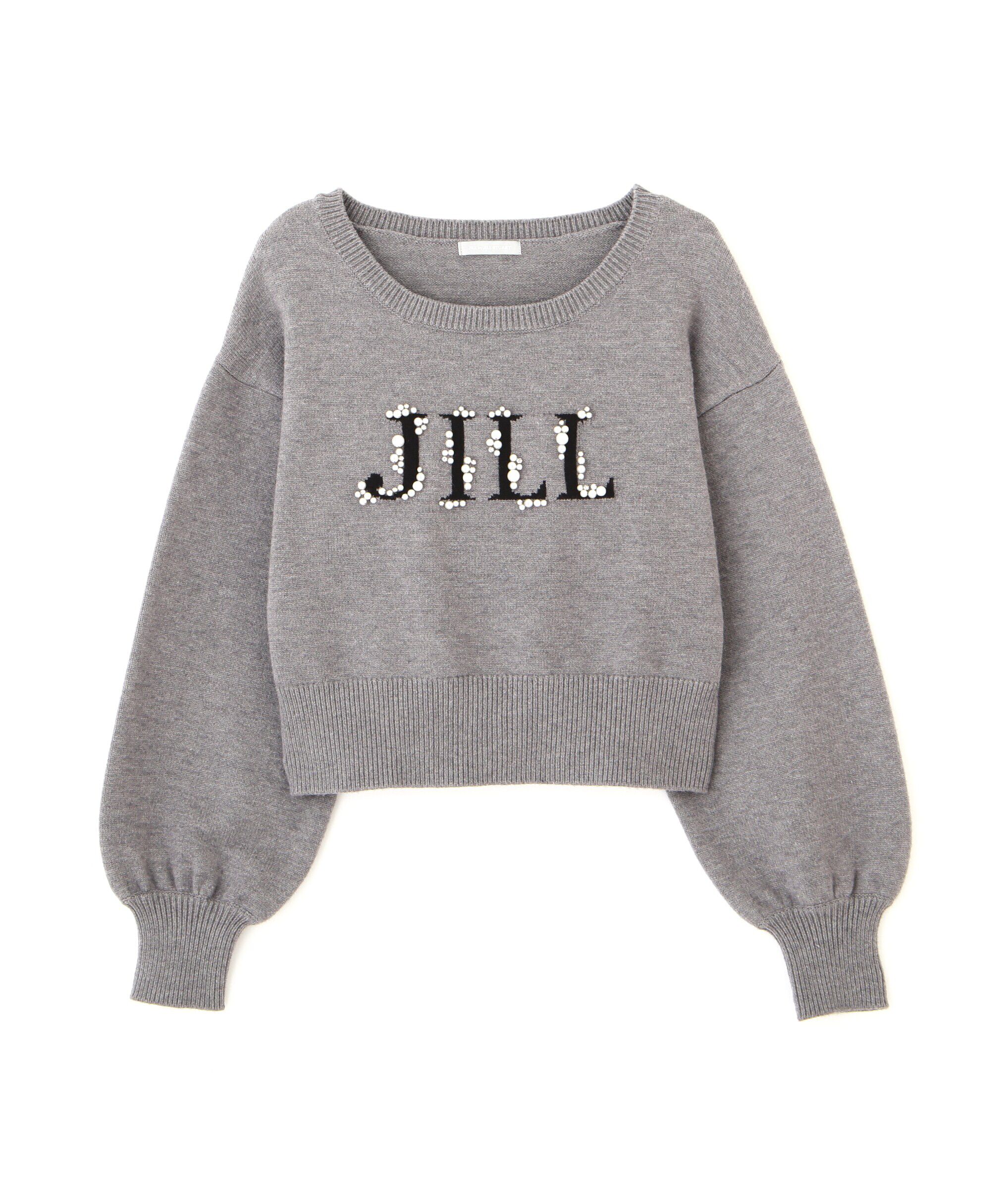  「ロゴジャガードビジューニット」|ニット・セーター|