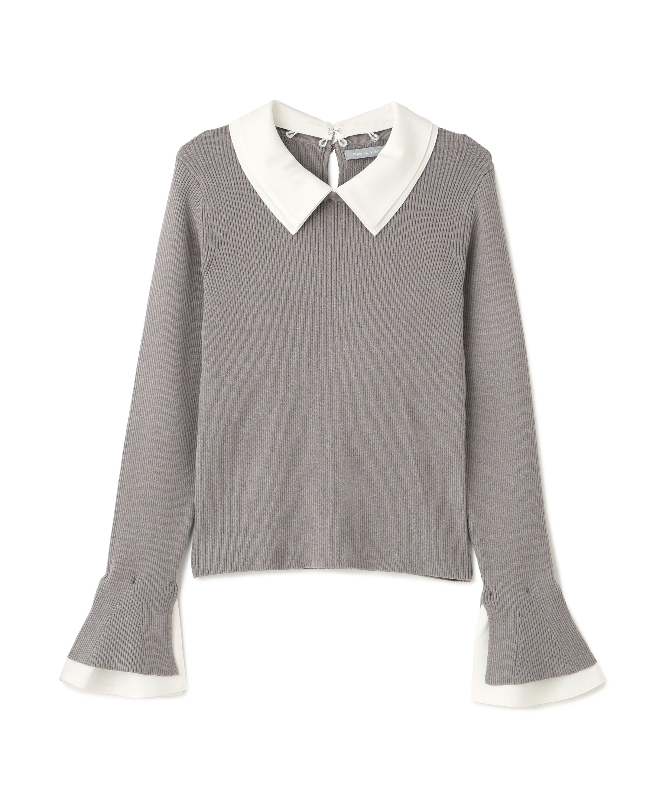  「ダブルカラーリブニット」|ニット・セーター|