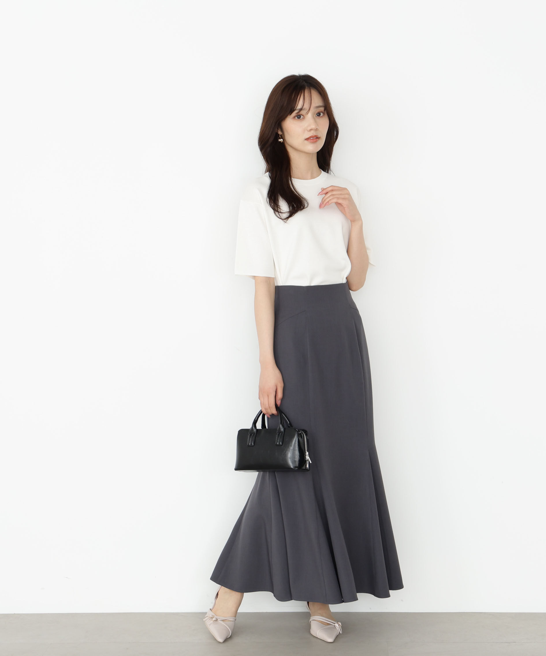 PROPORTION BODY DRESSING「バックレースアップマーメイドスカート 25AW」|スカート|