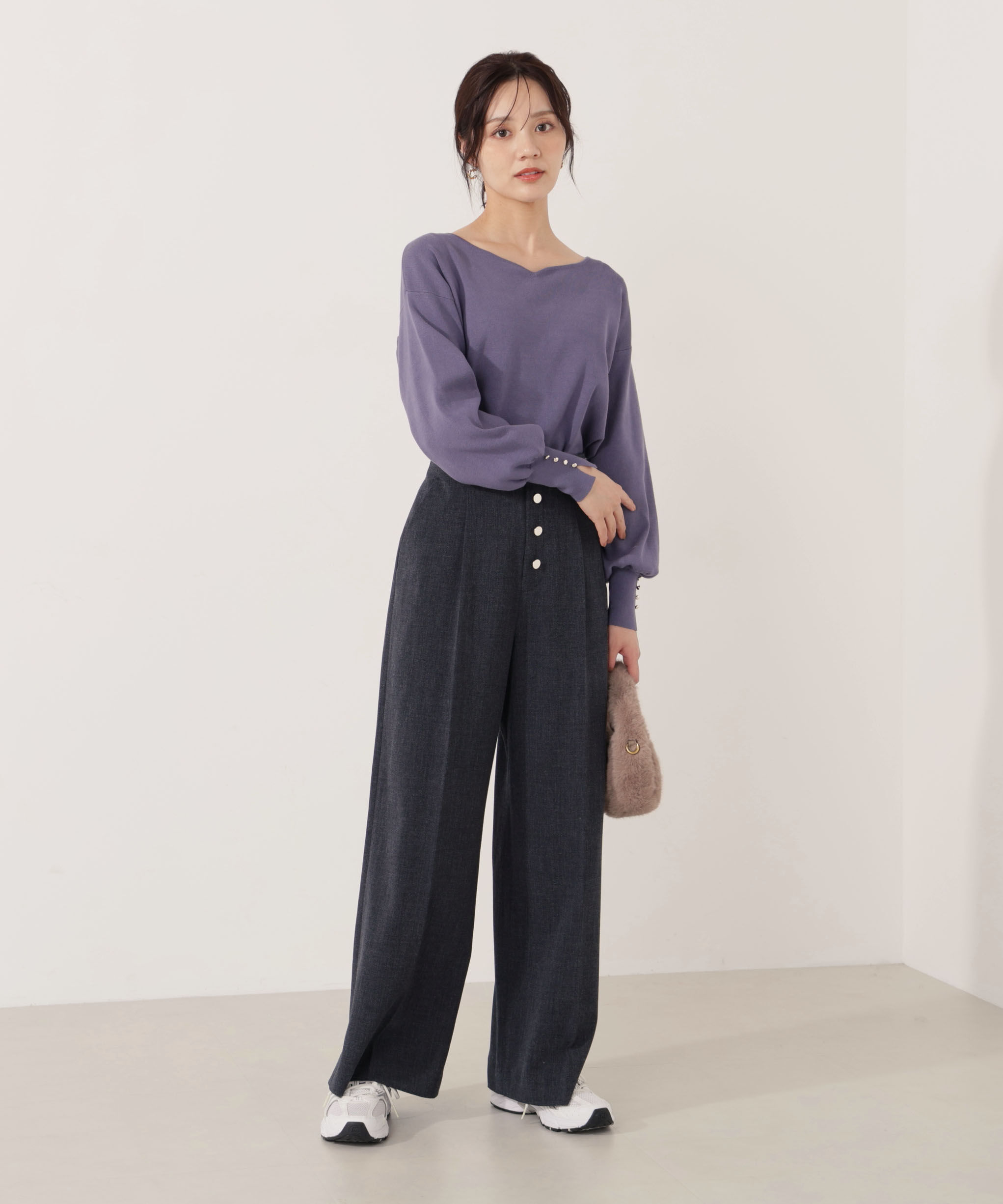 PROPORTION BODY DRESSING「＜ハンドウォッシャブル＞ハートカット総針ニット 25AW」|ニット・セーター|