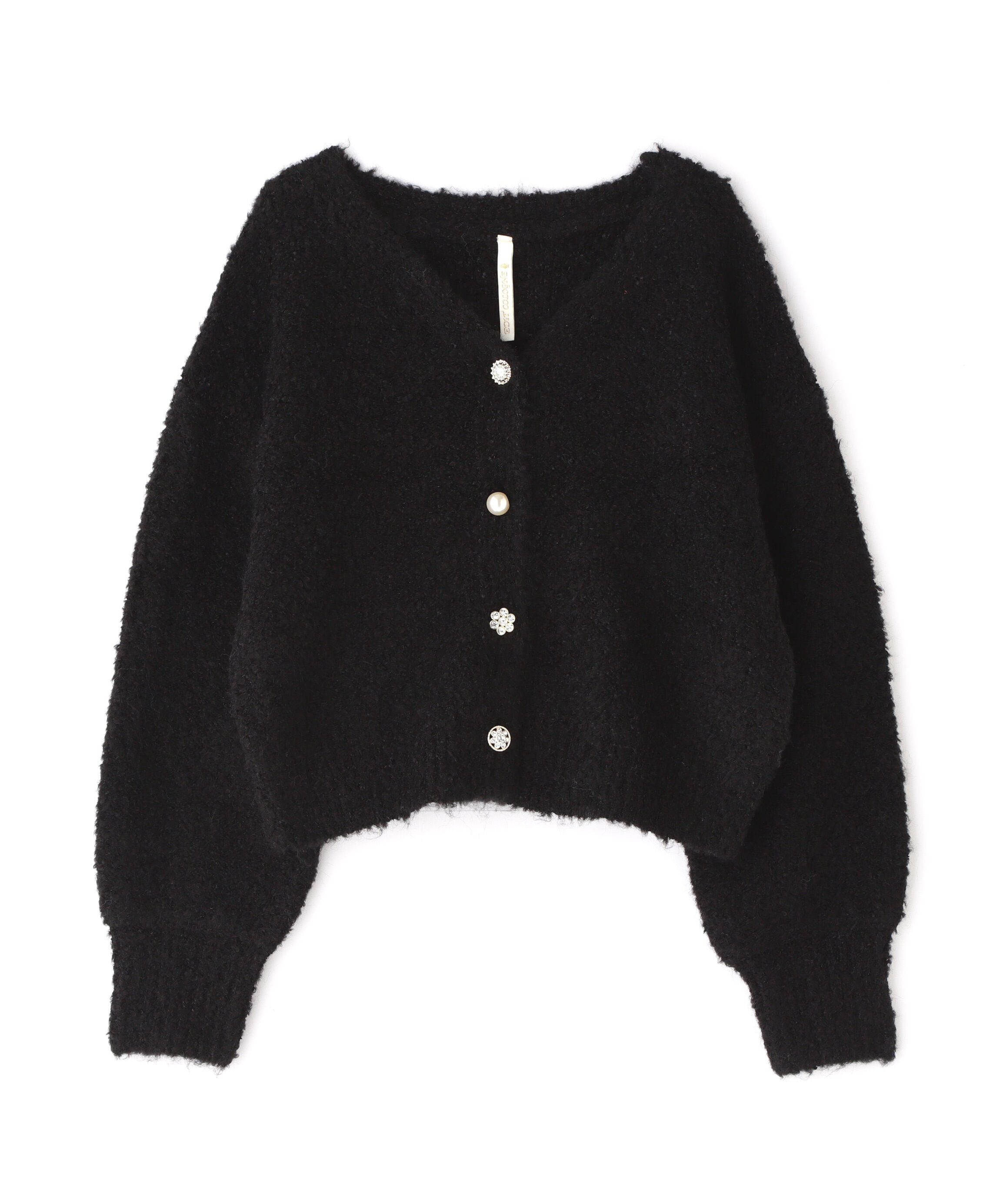 PROPORTION BODY DRESSING「《EDIT COLOGNE》ファンシーヤーンビジューカディガン 25AW」|カーディガン|