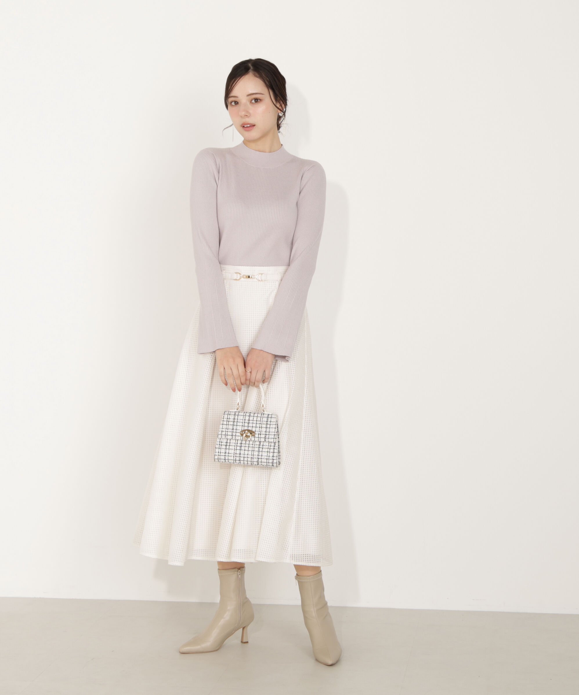 PROPORTION BODY DRESSING「モックネックベーシックニット」|ニット・セーター|