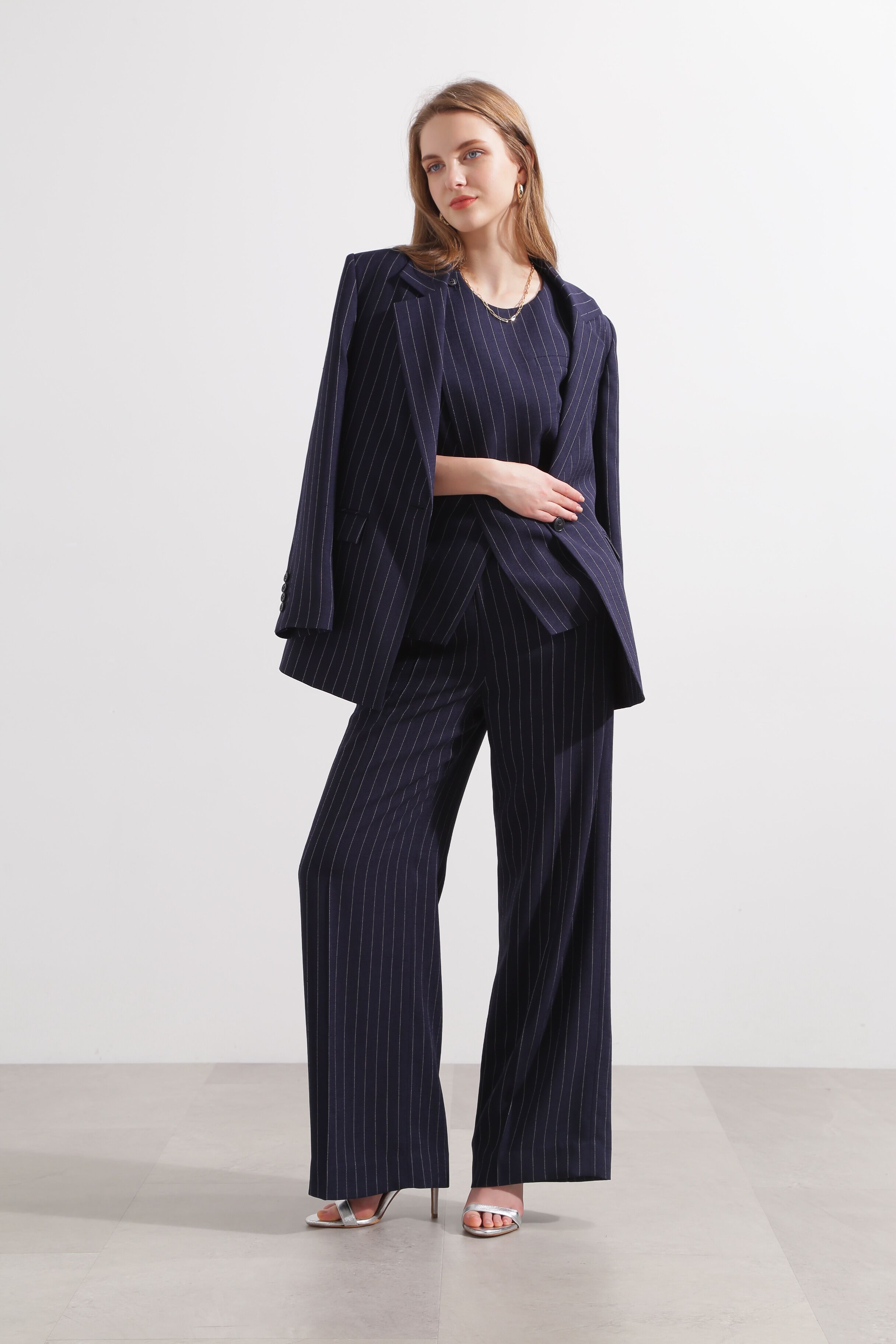  「◆ストライプベスト」|シャツ・ブラウス|