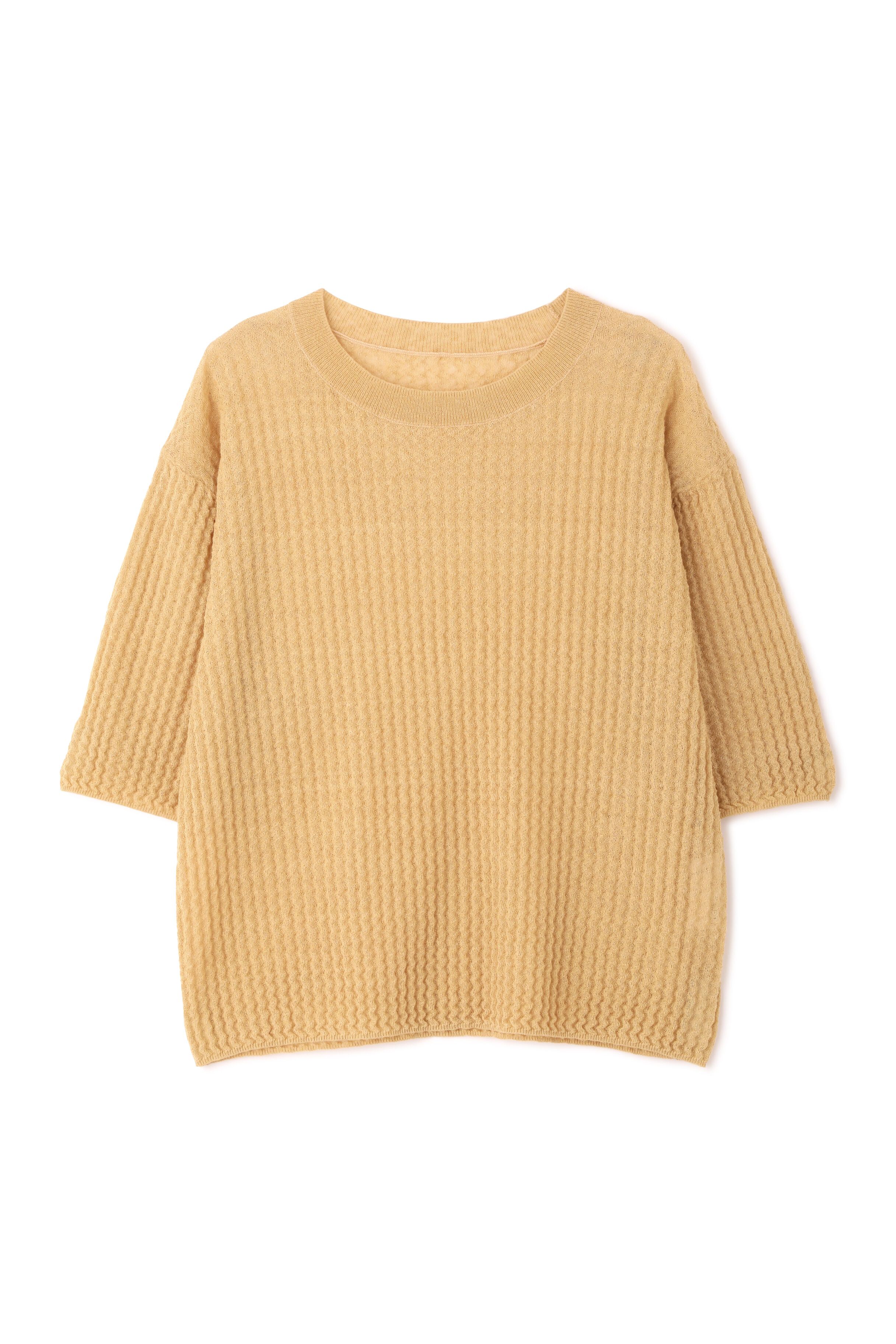  「◆ウエーブニットＴシャツ」|ニット・セーター|