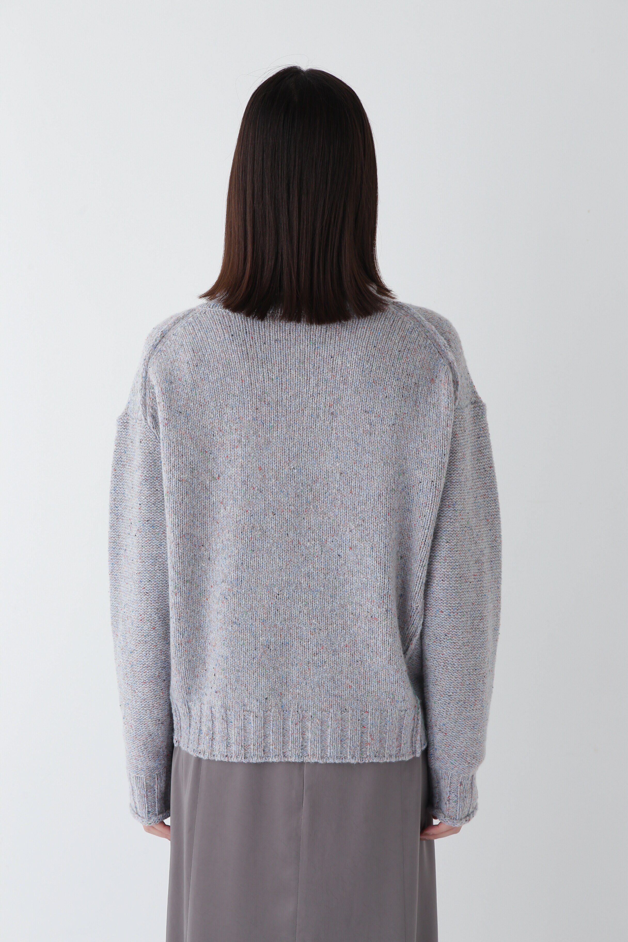  「◆ウールミックスハイネックニットプルオーバー」|ニット・セーター|