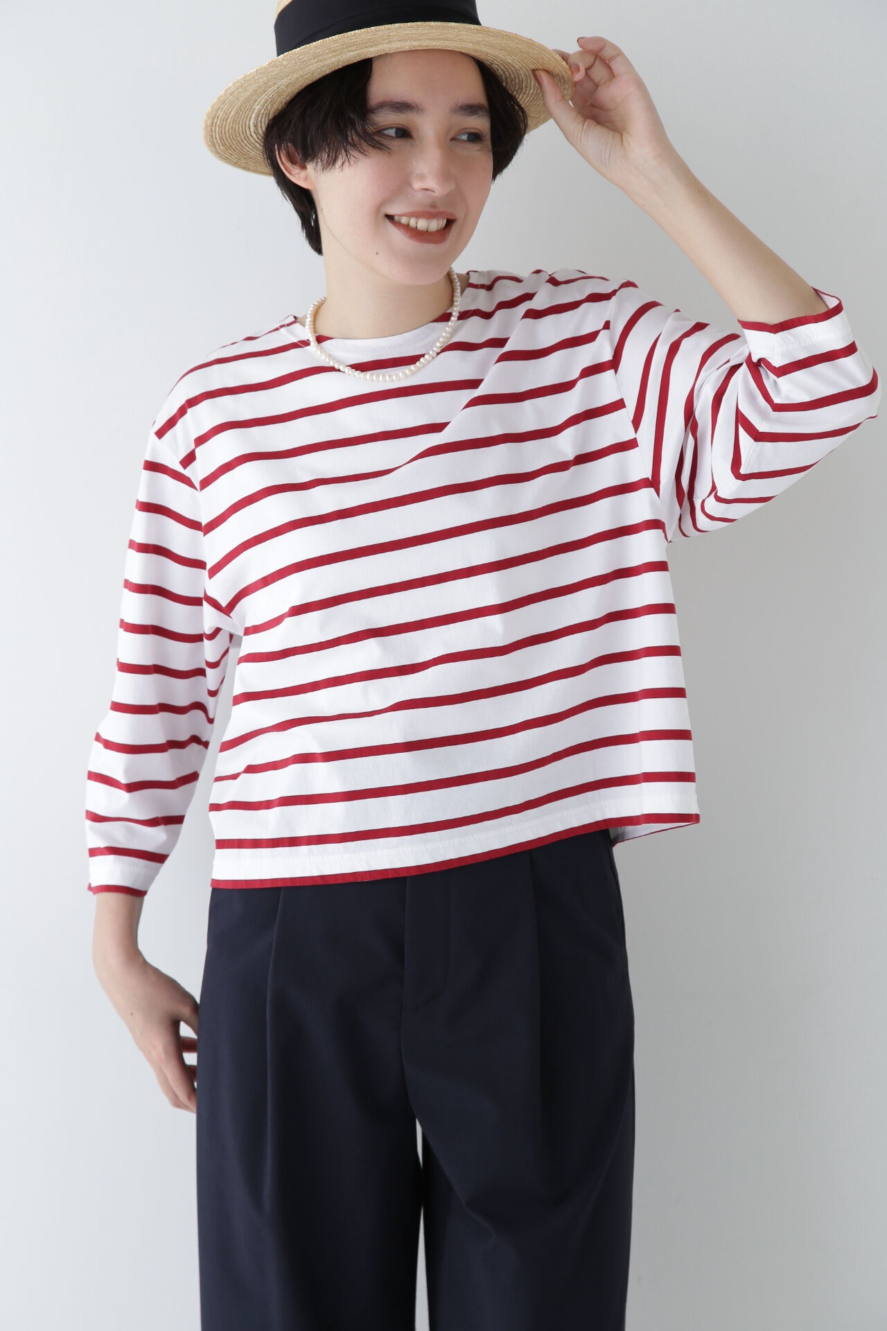  「◆ハイゲージボーダープルオーバー」|Tシャツ・カットソー|