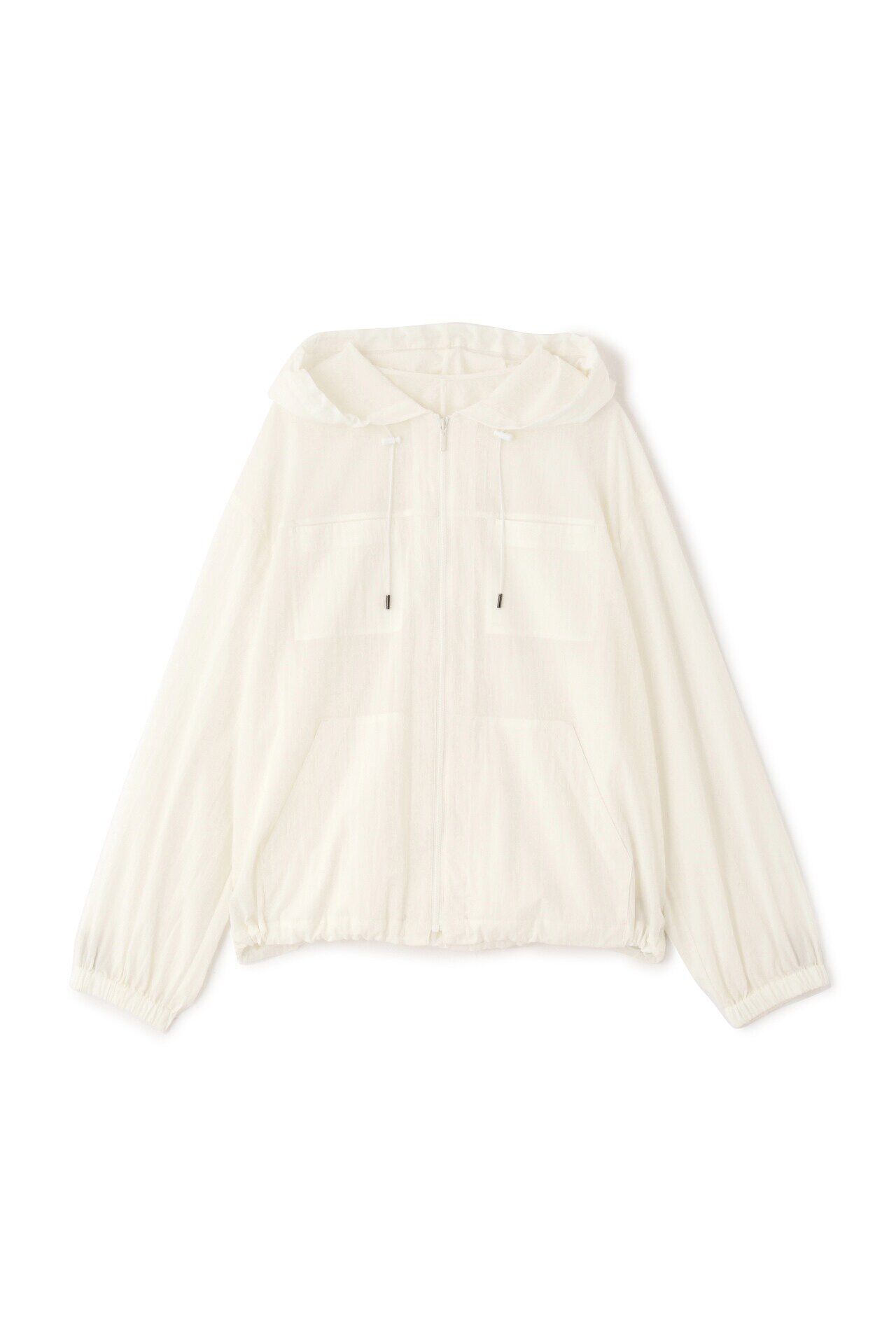  「◆コットンナイロンタイプライターシアーフーディーブルゾン」|ブルゾン・スタジャン|