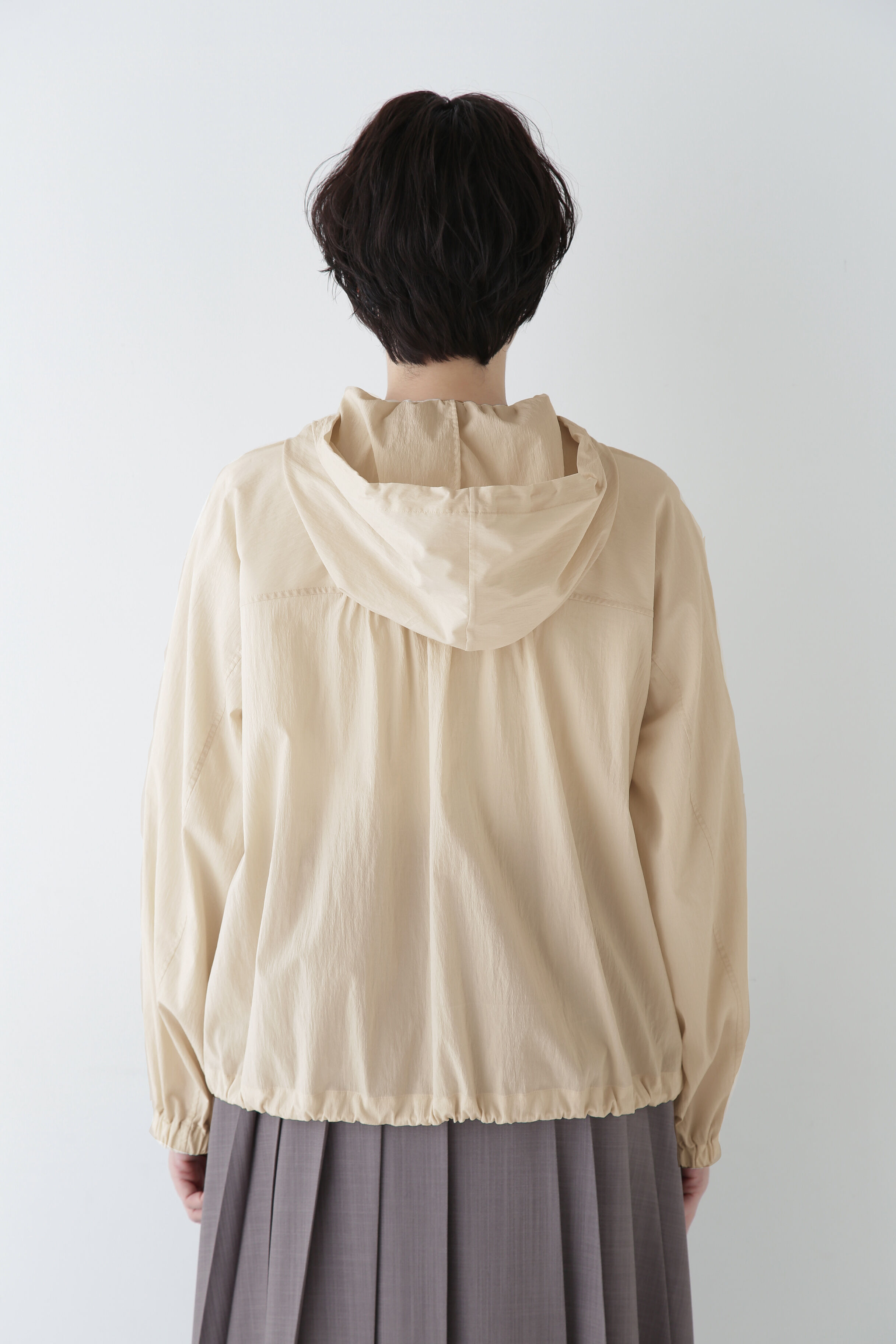  「◆コットンナイロンタイプライターシアーフーディーブルゾン」|ブルゾン・スタジャン|