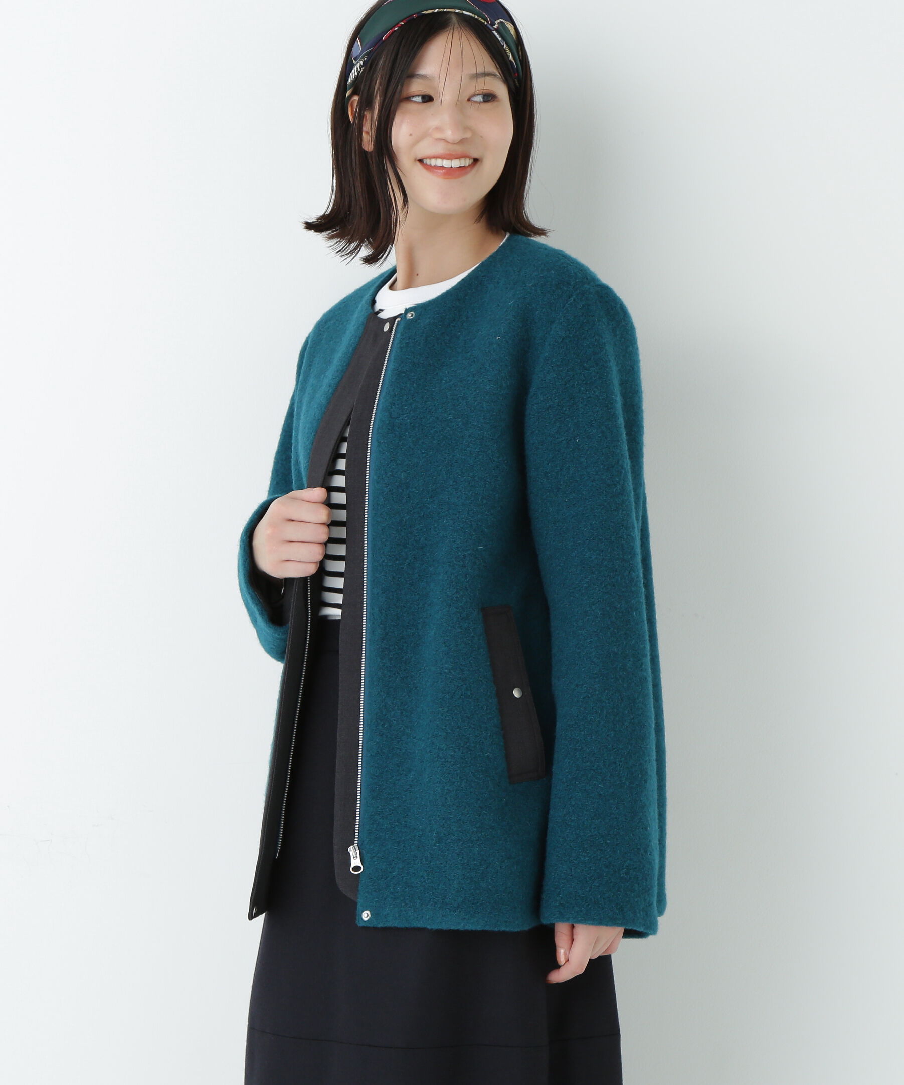  「◆スライバージップジャケット」|その他|グリーン