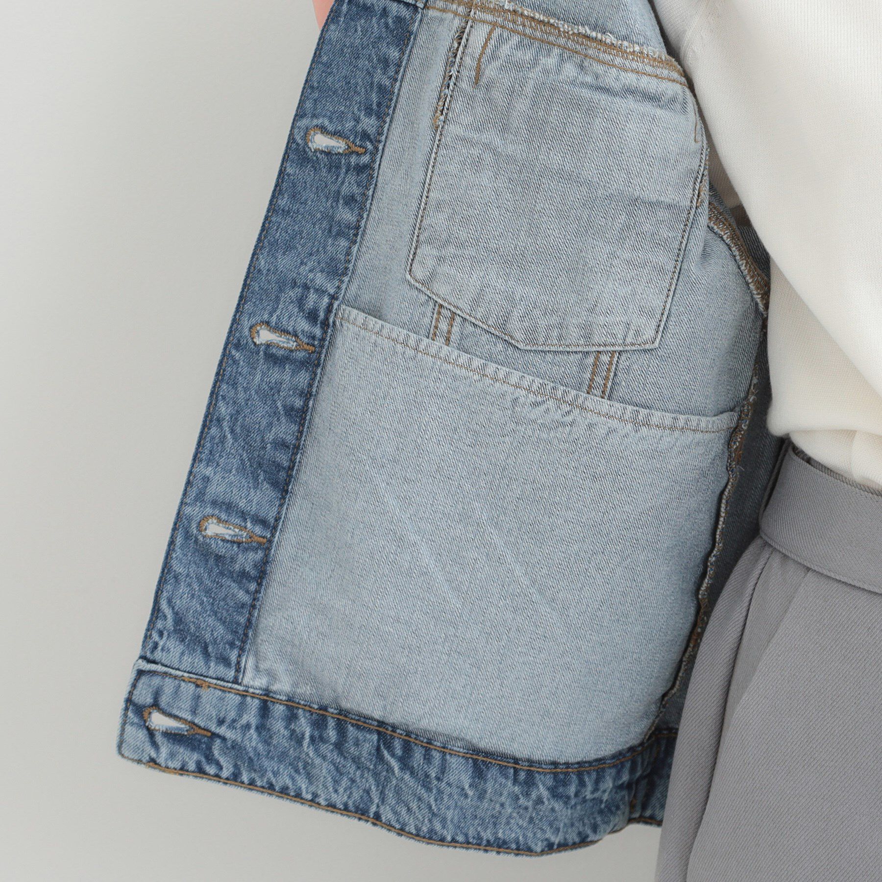 SHOO･LA･RUE「【SHOO・LA・RUE DENIM】ゆったりシルエットで大人カジュアル  ゆるGジャン」|デニムジャケット|