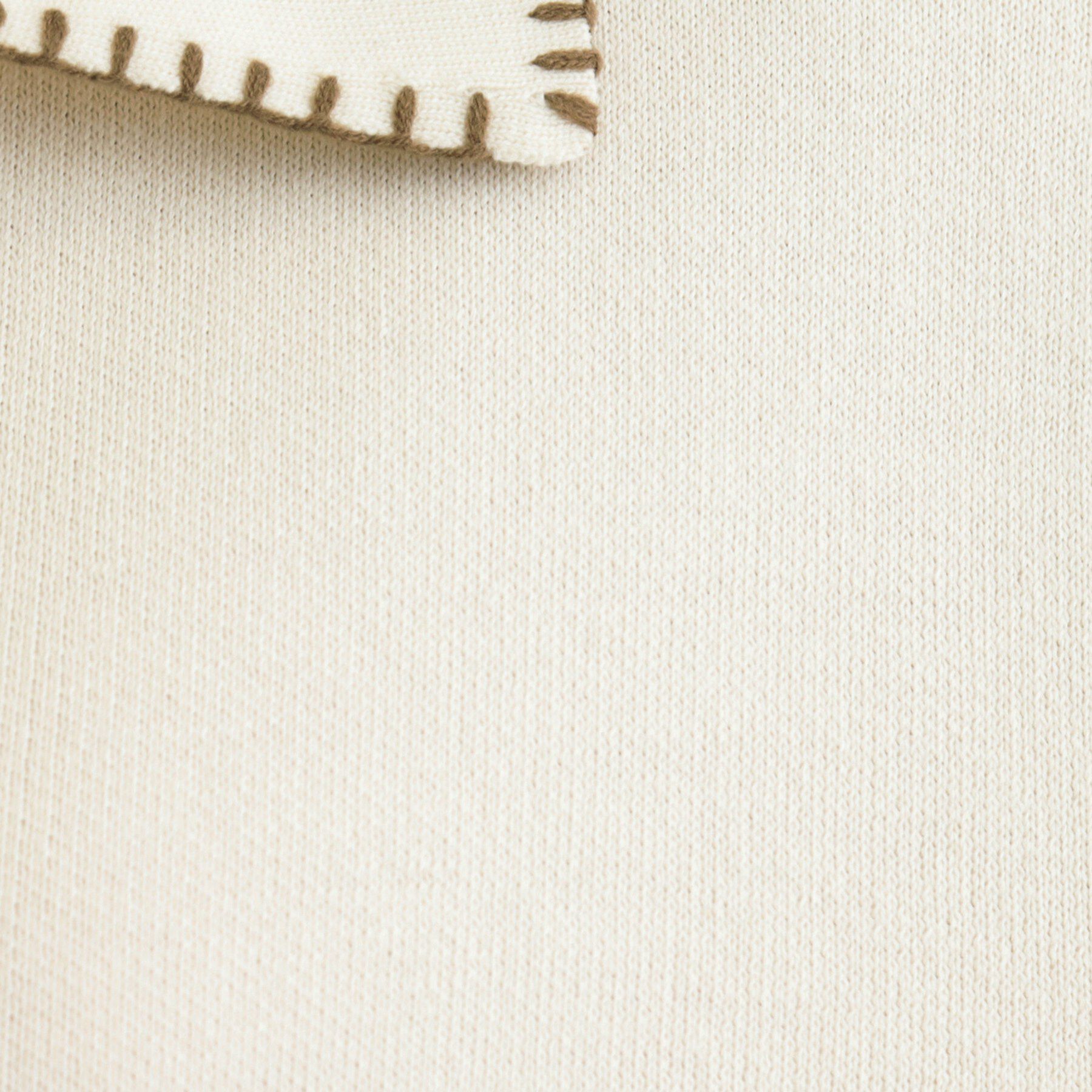 SHOO･LA･RUE「ステッチ襟付きが魅力な ジップニットカーディガン」|カーディガン|