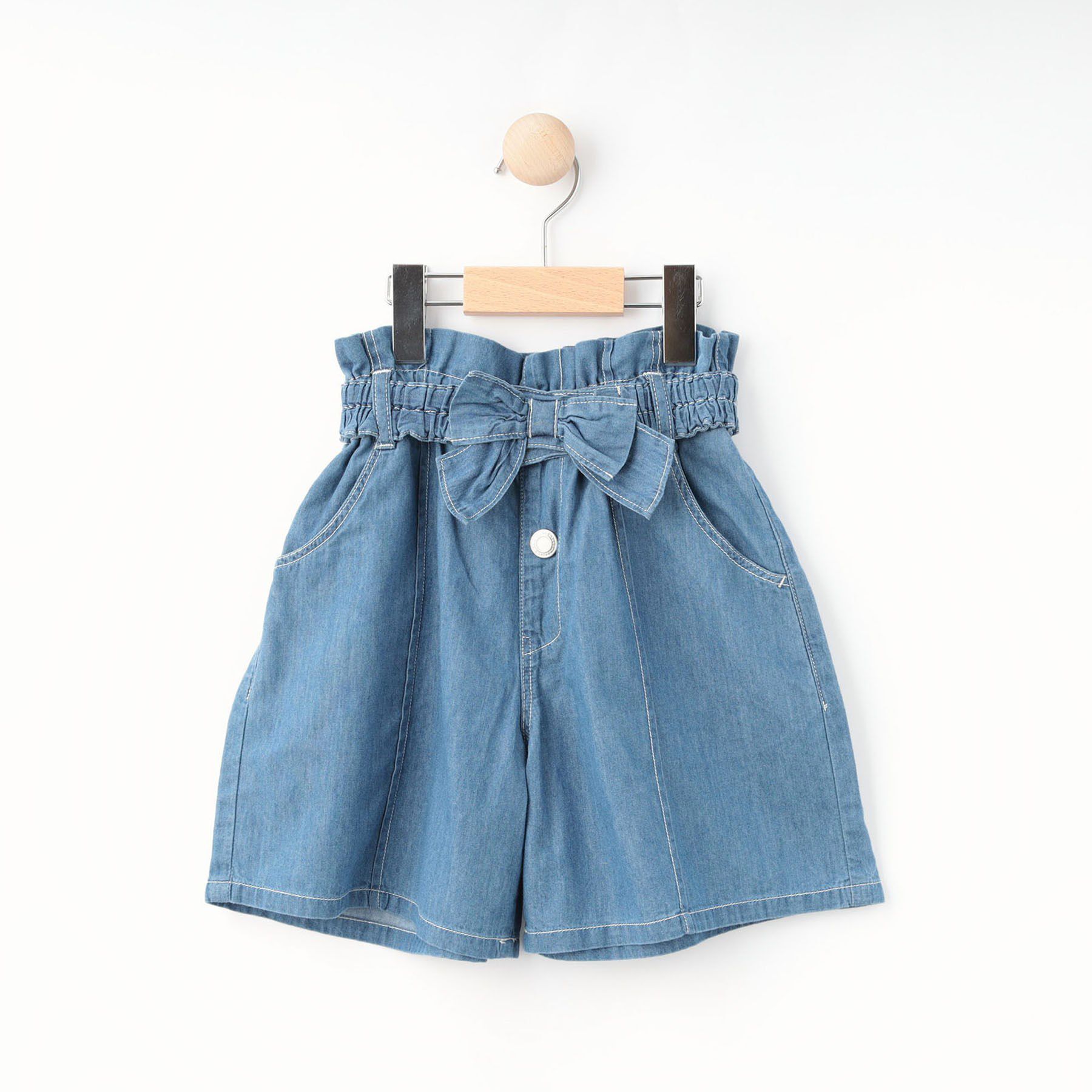 Dessin「【洗える】ライトデニムキュロット」|キュロット|ブルー(092)