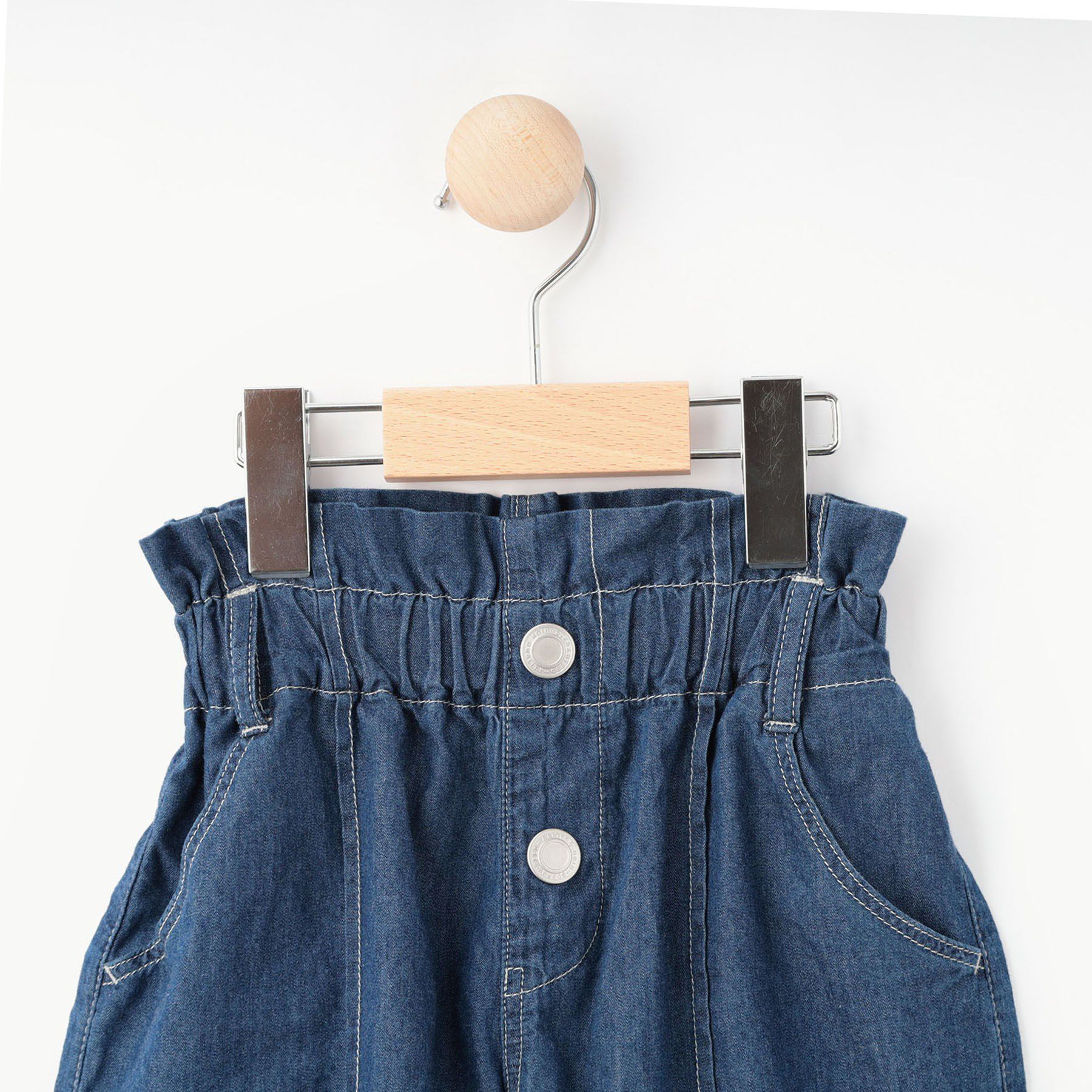 Dessin「【洗える】ライトデニムキュロット」|キュロット|