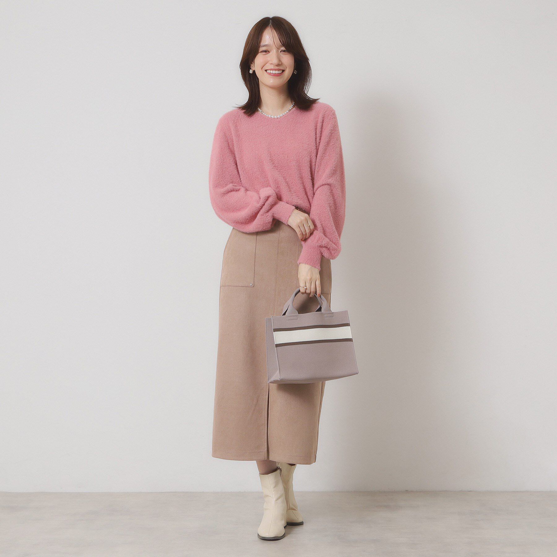 ITS&rsquo;DEMO「ニットミニトート」|ハンドバッグ|