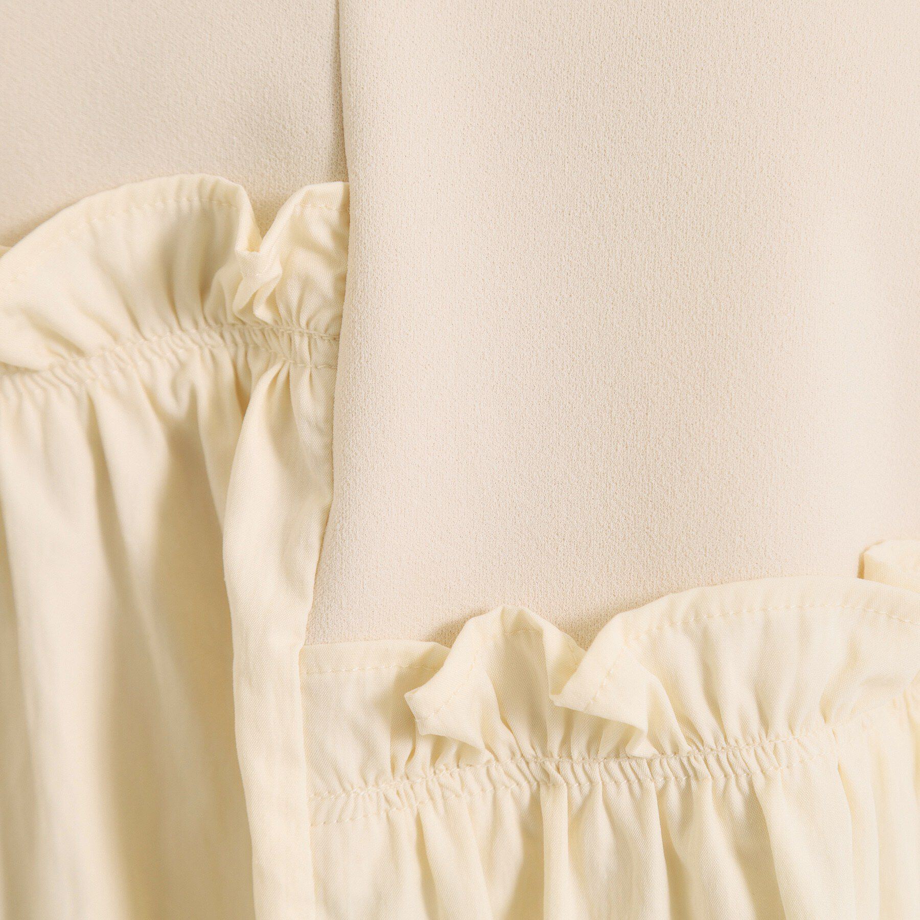 ITS&rsquo;DEMO「【洗濯機OK】異素材ドッキングトップス」|Tシャツ・カットソー|