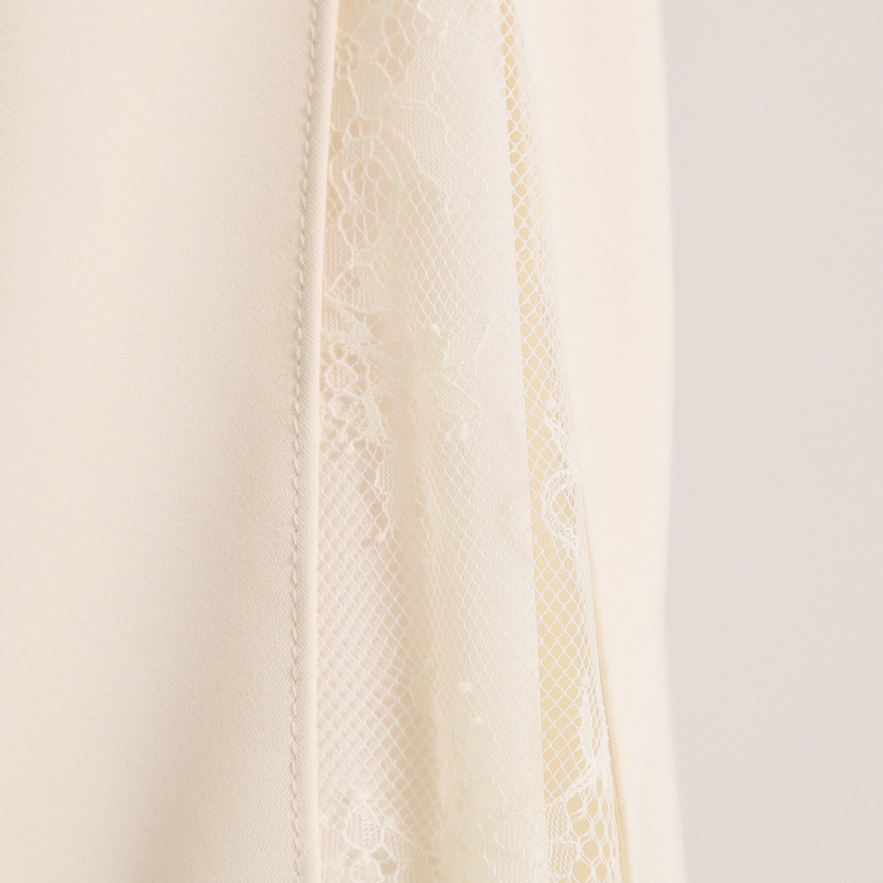 ITS&rsquo;DEMO「【手洗い可】袖スリットレースブラウス」|シャツ・ブラウス|