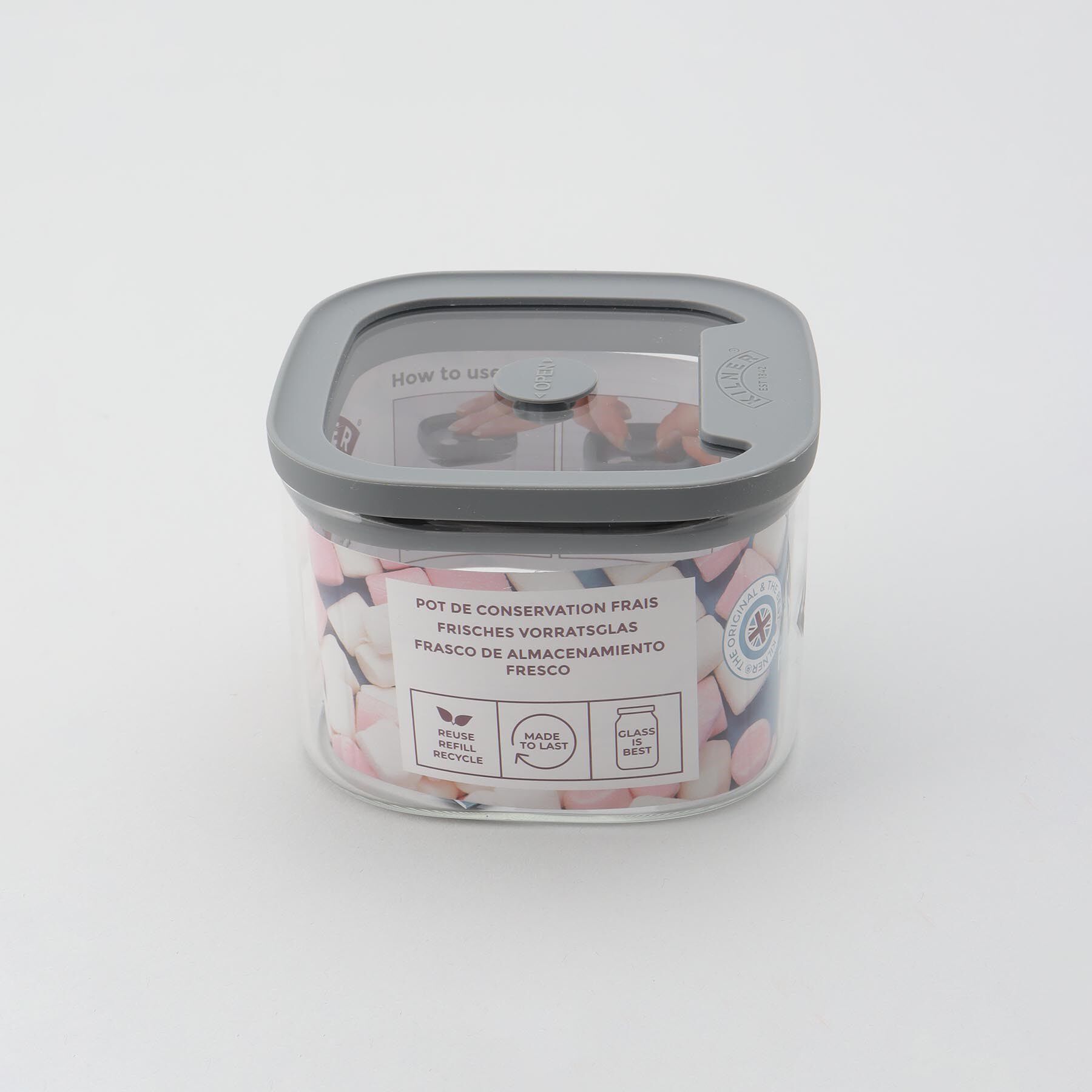 212 KITCHEN STORE「フレッシュストレージ スクエア ジャー 0.5L ＜KILNER キルナー＞」|その他|