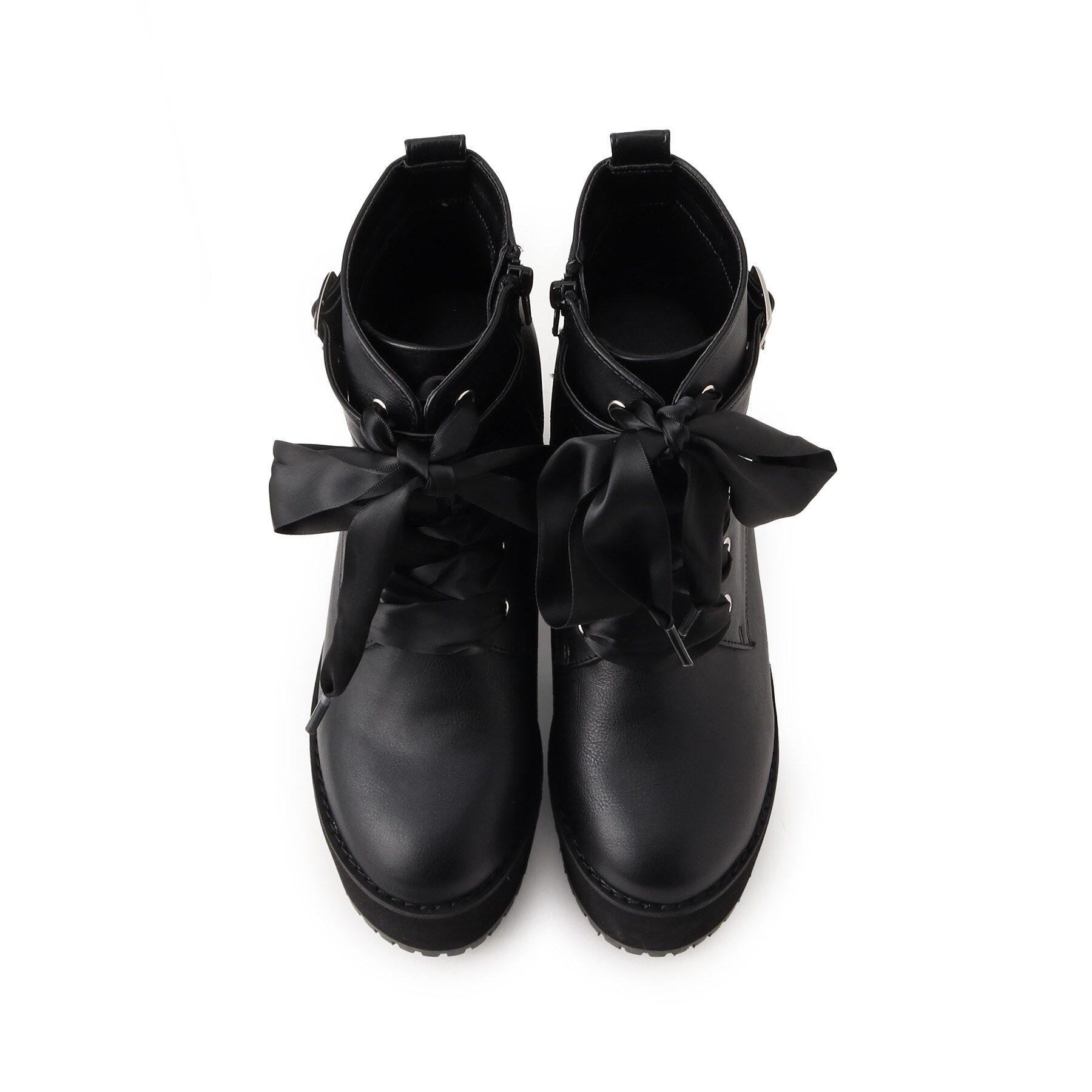 csT&P「厚底レースアップブーツ」|ショートブーツ|